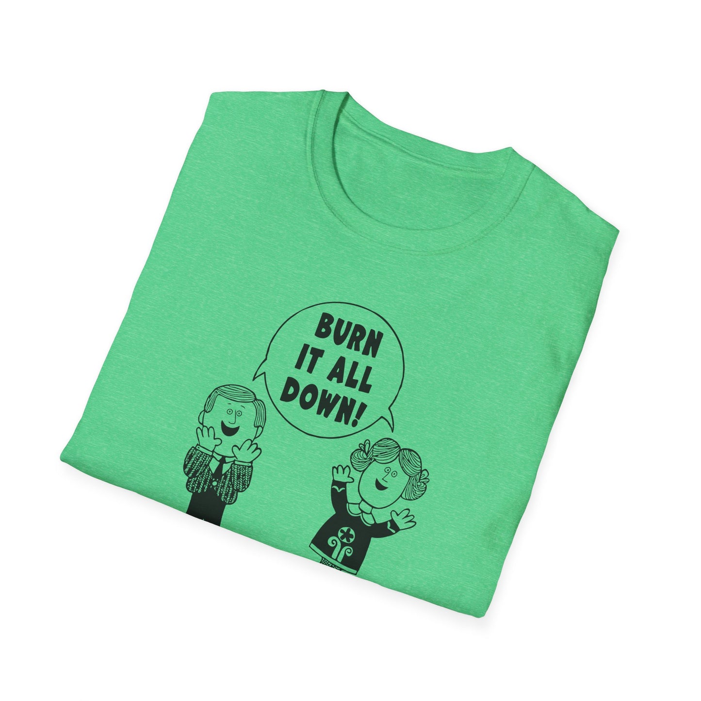 Burn it All Down / Symbolic Renewal : Unisex Softstyle T-shirt