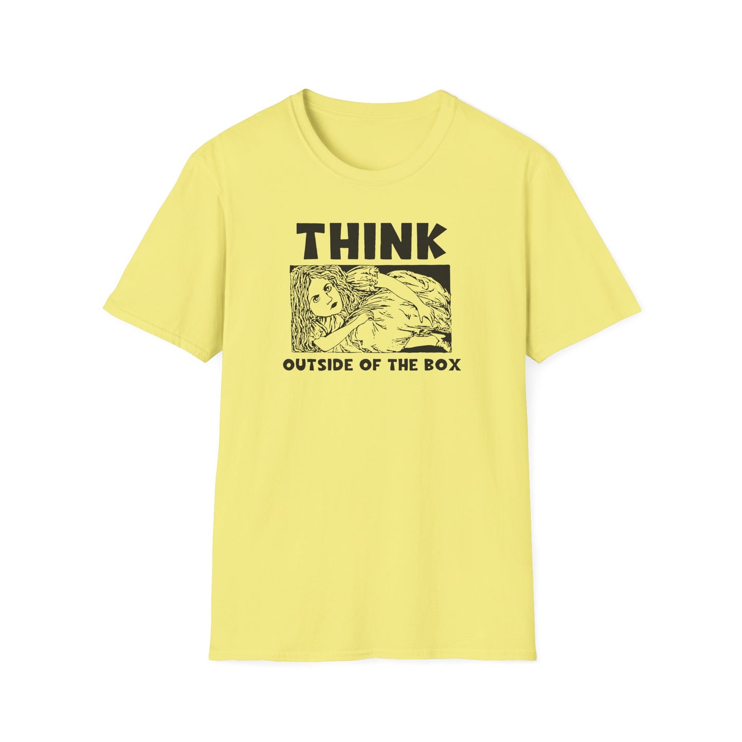 “Think Outside of the Box” Unisex Softstyle T-Shirt