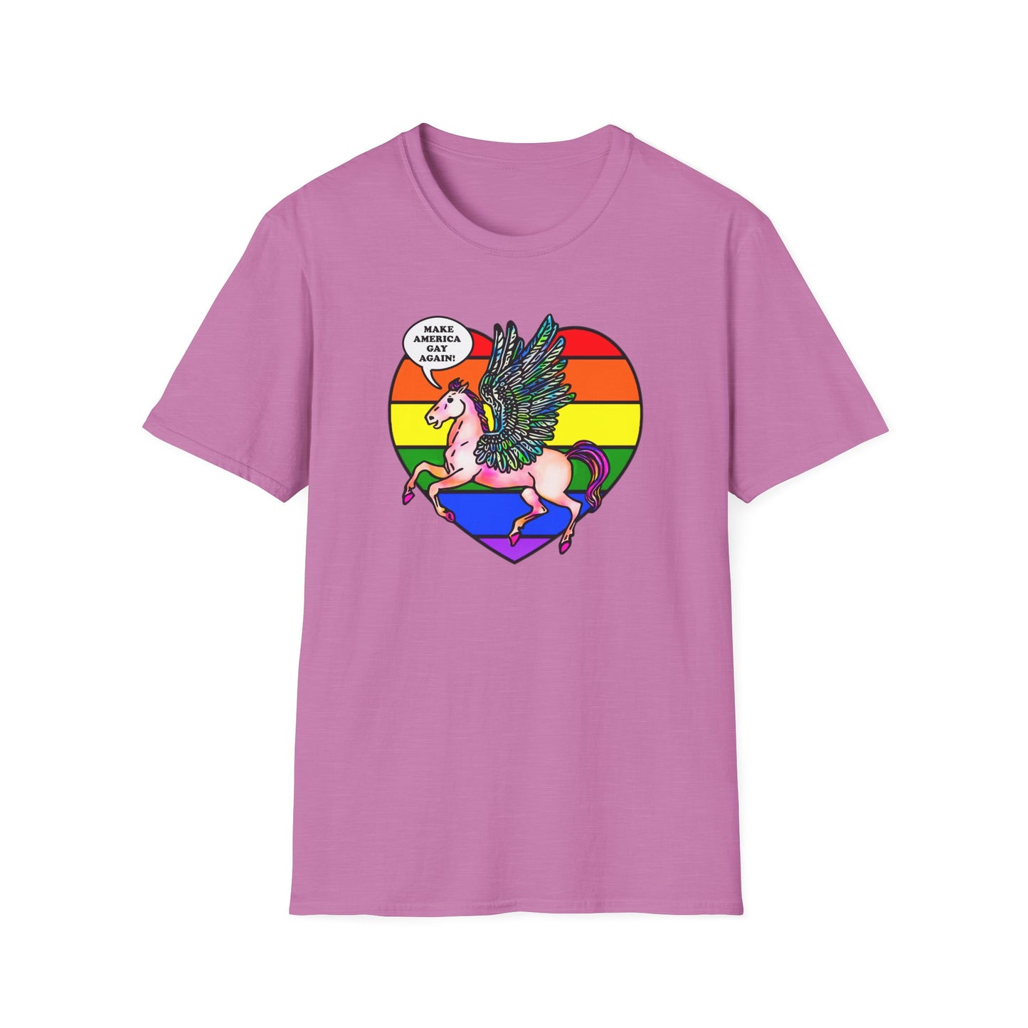 Make America Gay Again! : Unisex Softstyle T-shirt