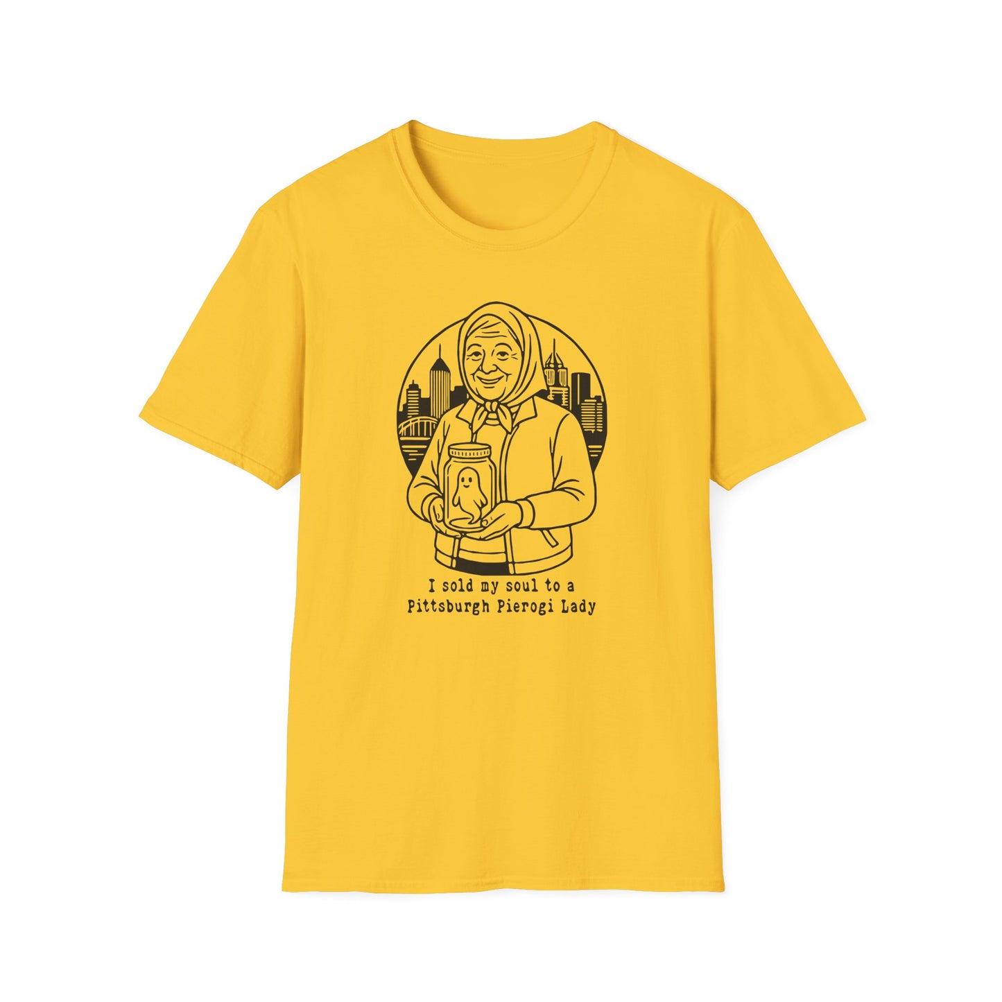 "Pittsburgh Pierogi Lady" Unisex Softstyle T-shirt