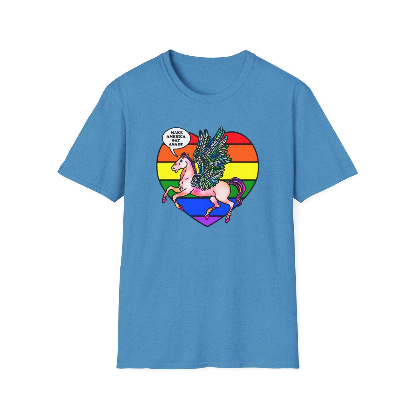 Make America Gay Again! : Unisex Softstyle T-shirt