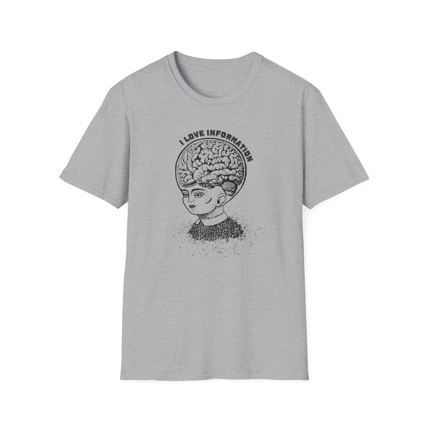 "I Love Information" Unisex Softstyle T-shirt