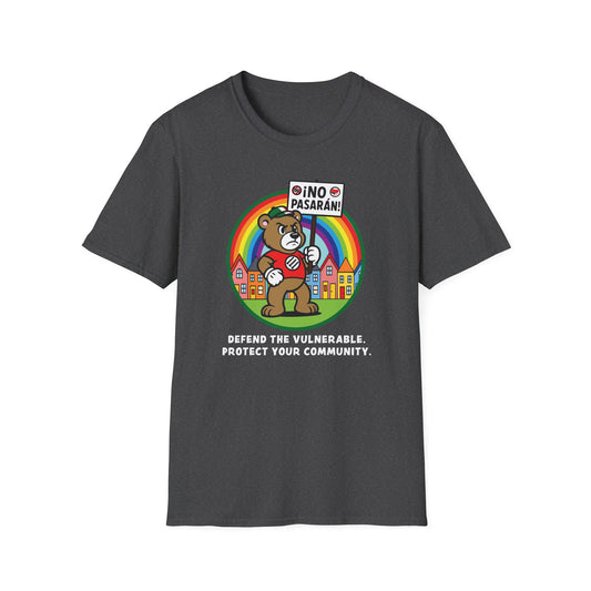 Anti-Fascist Community Pride : Unisex Softstyle T-Shirt