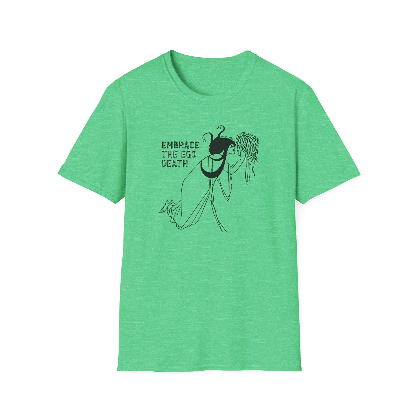 Embrace the Ego Death Unisex Softstyle T-Shirt - Perfect for Self-Discovery and Mindfulness
