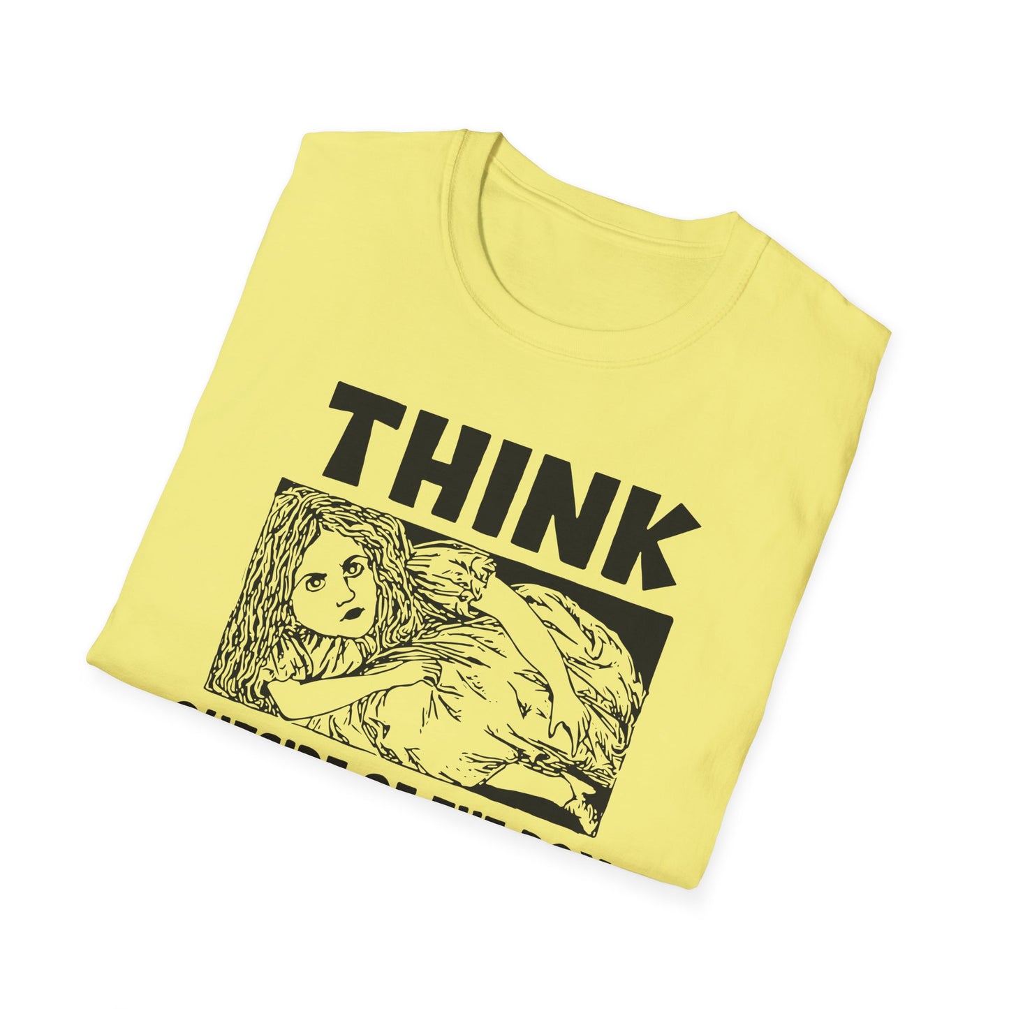 Think Outside of the Box : Unisex Softstyle T-Shirt