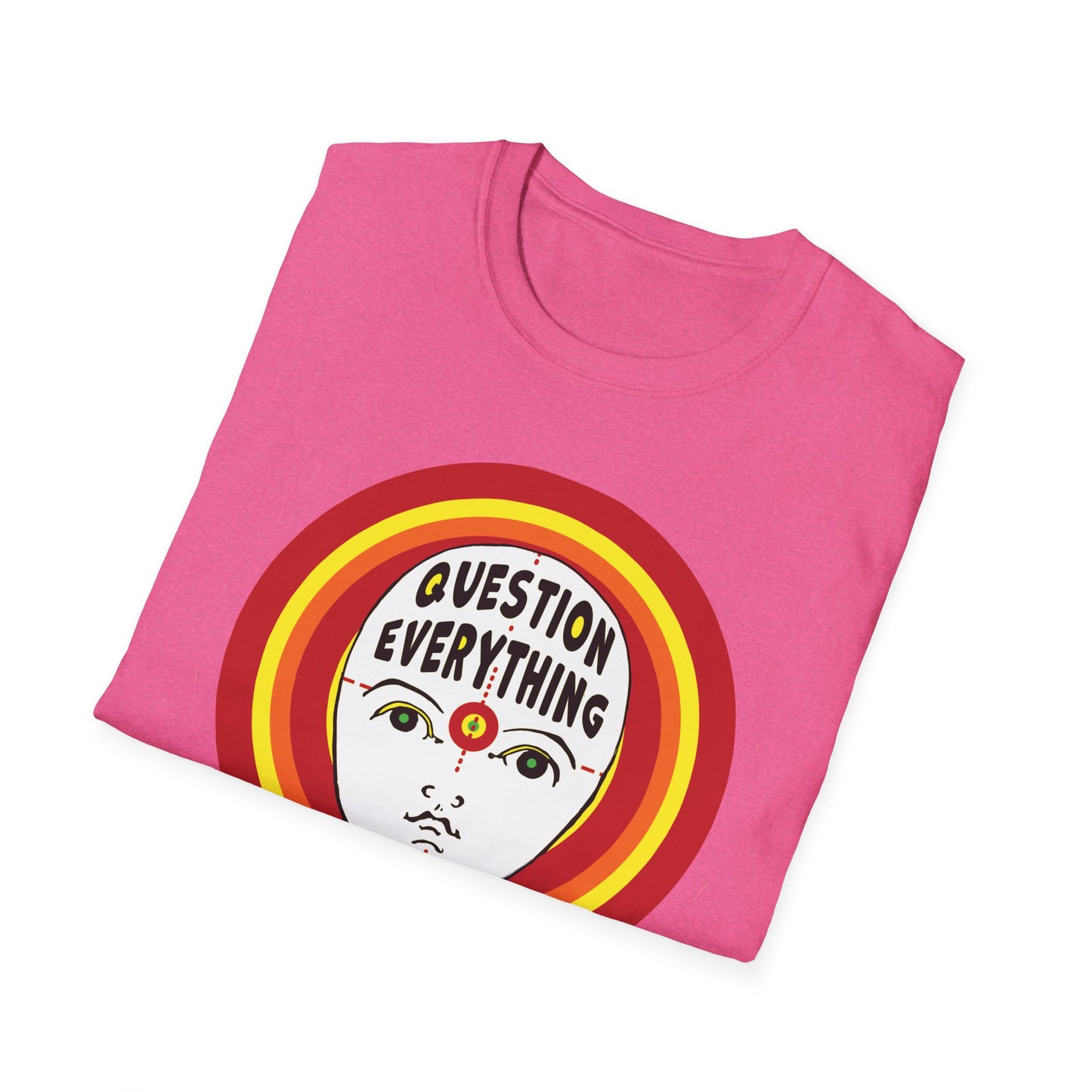 Question Everything : Unisex Softstyle T-Shirt
