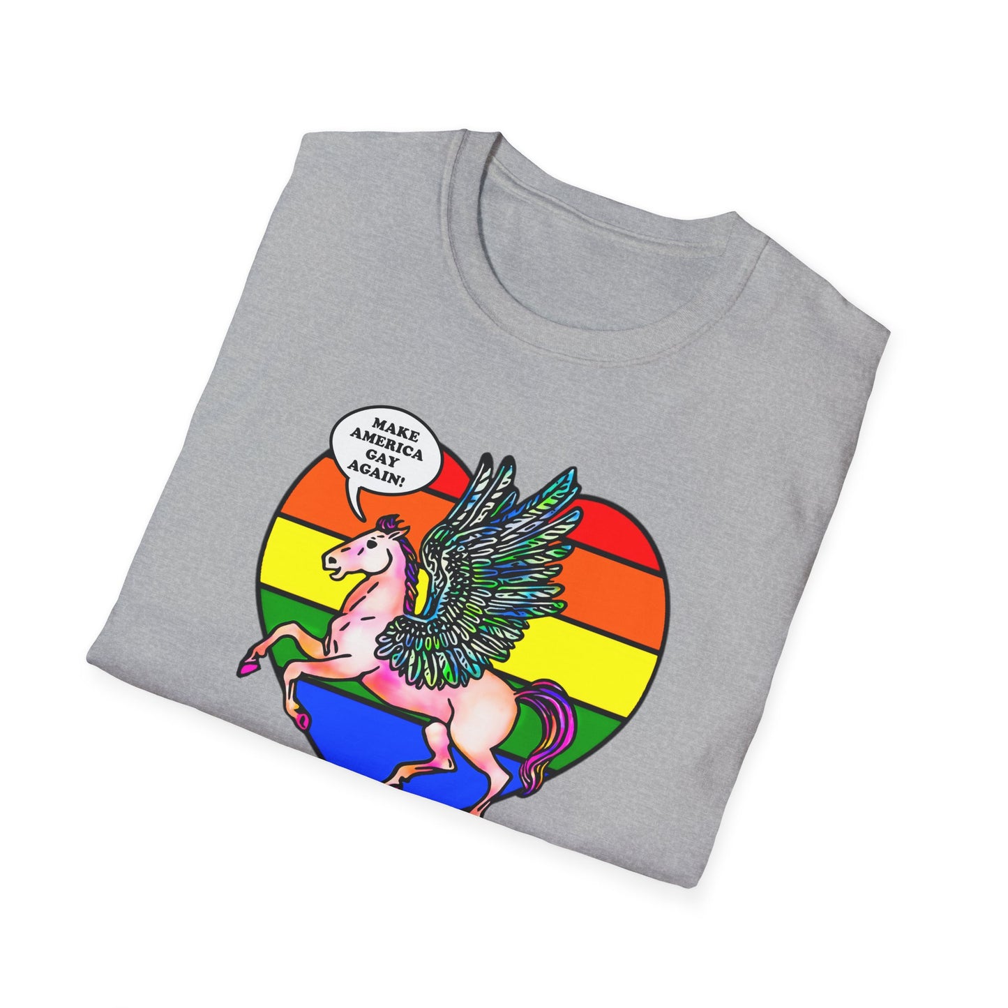 Make America Gay Again! : Unisex Softstyle T-shirt