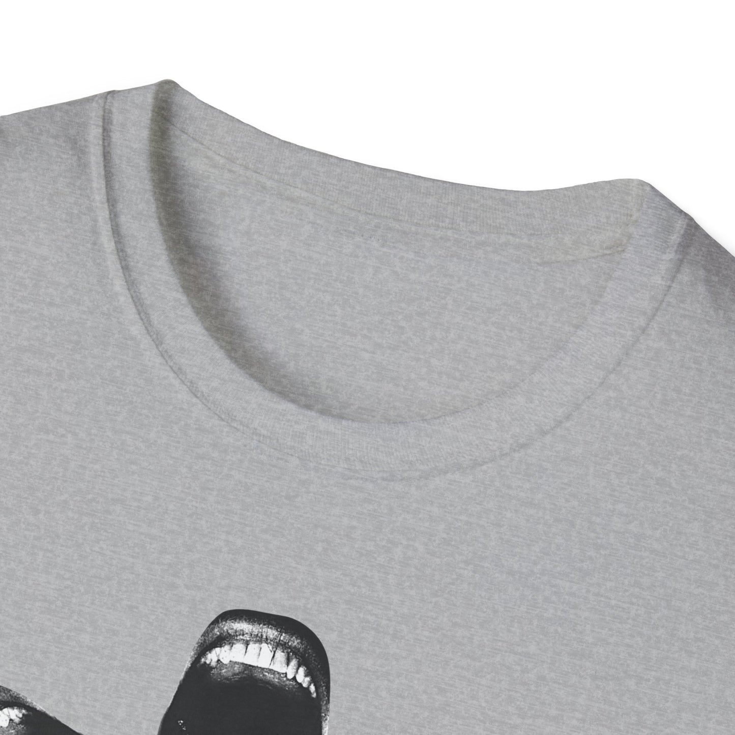 Protester Good Luck Shutting Me Up Unisex Softstyle T-shirt