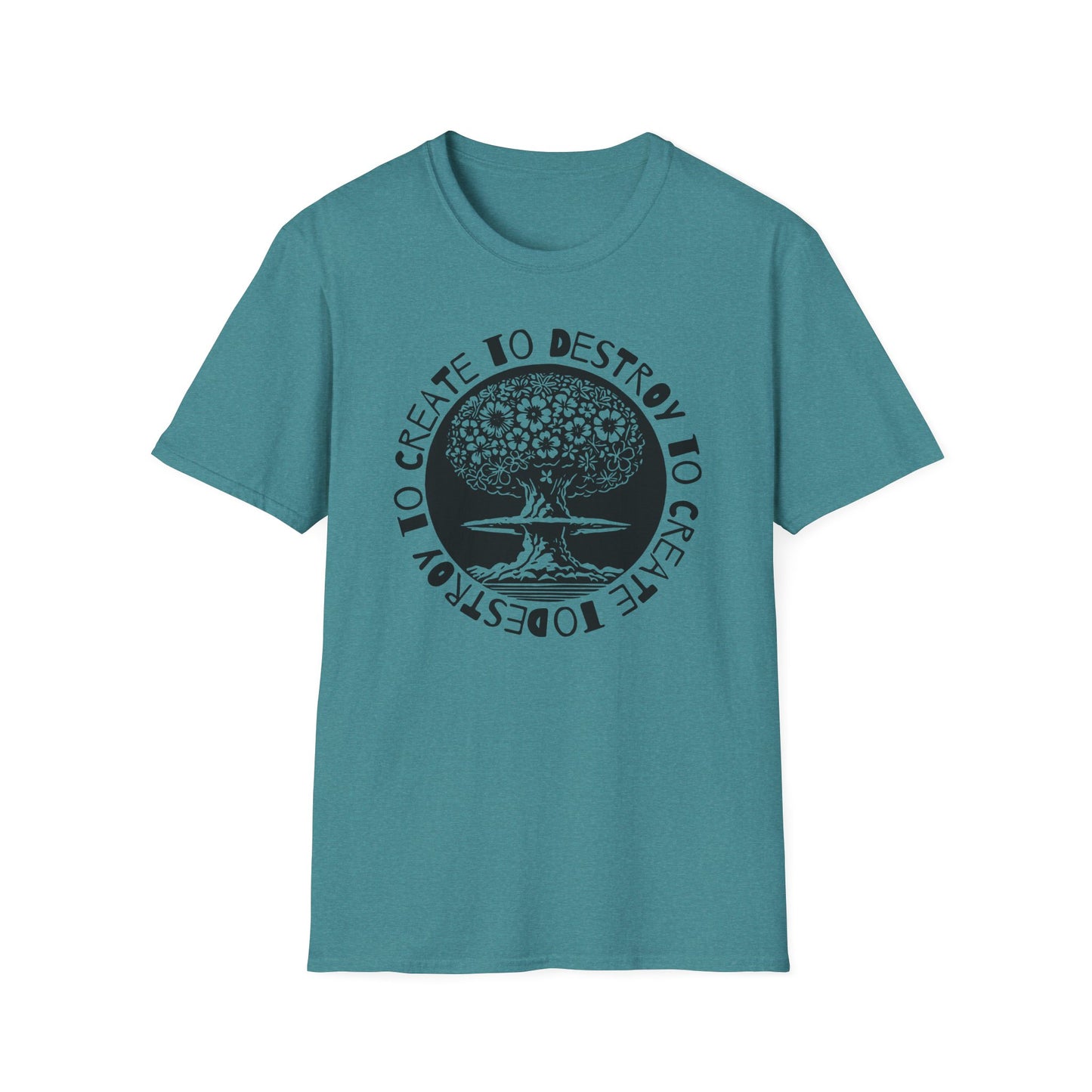 Destroy to Create : Unisex Softstyle T-Shirt