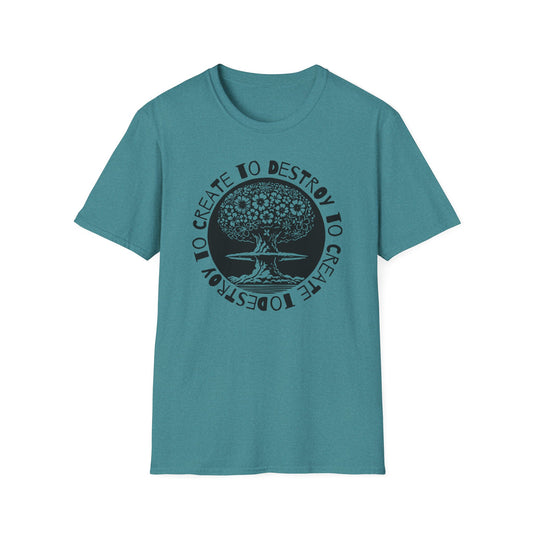 Destroy to Create : Unisex Softstyle T-Shirt