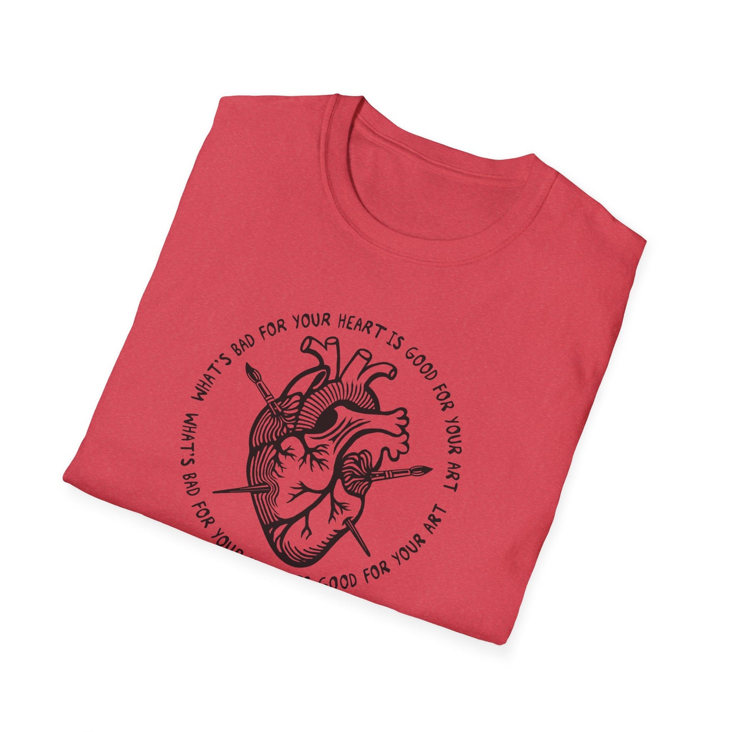 "Bad for your Heart" Unisex Softstyle T-Shirt