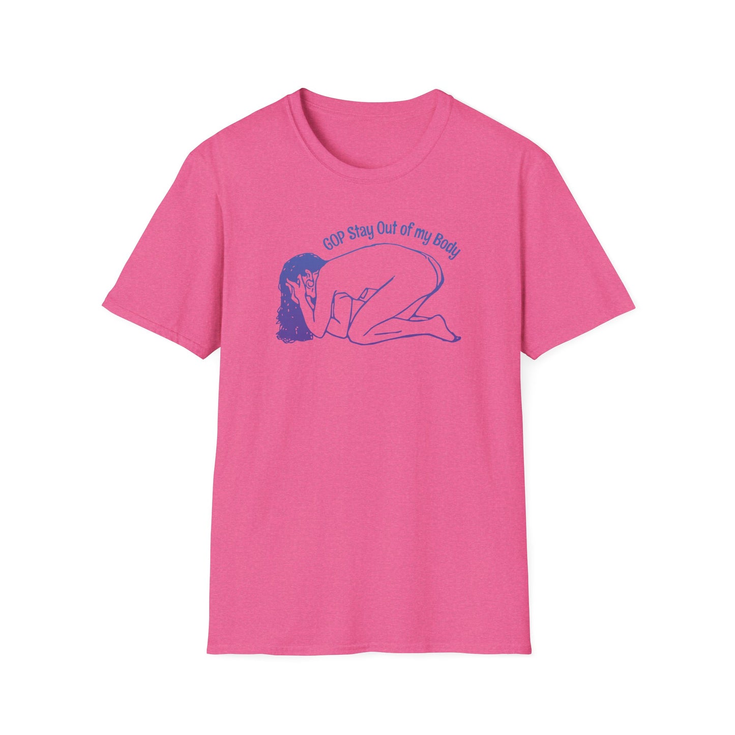 G.O.P. Stay out of my Body! : Unisex Softstyle T-Shirt