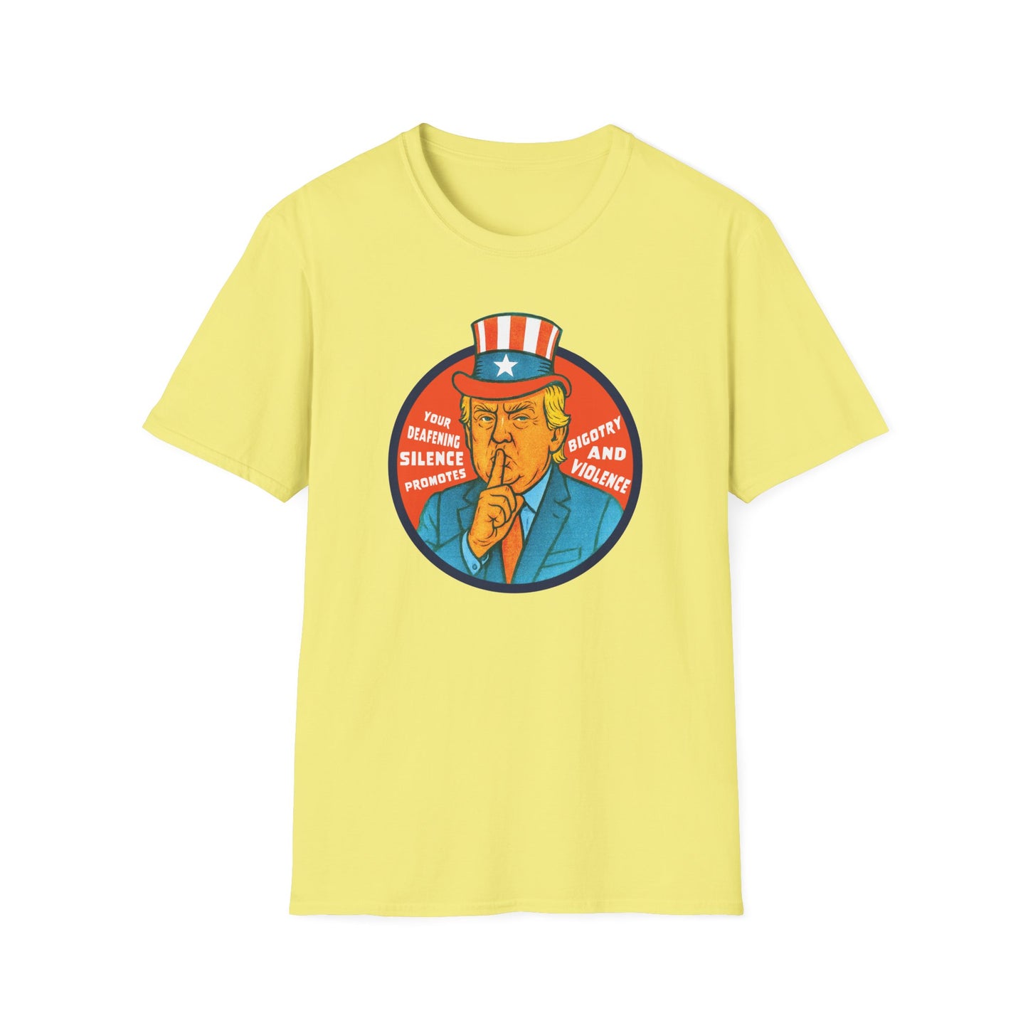 Silence Promotes Violence : Unisex Softstyle T-shirt