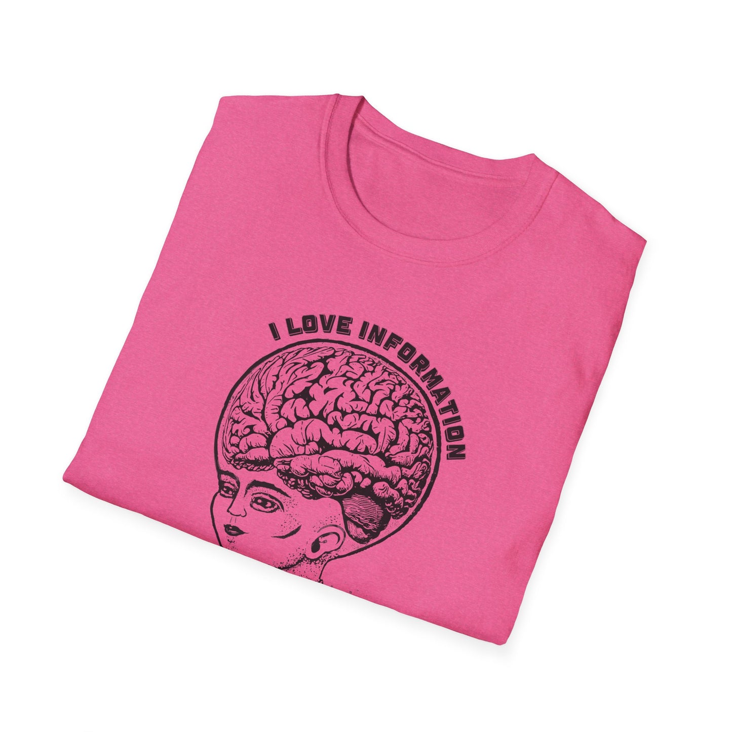 "I Love Information" Unisex Softstyle T-shirt