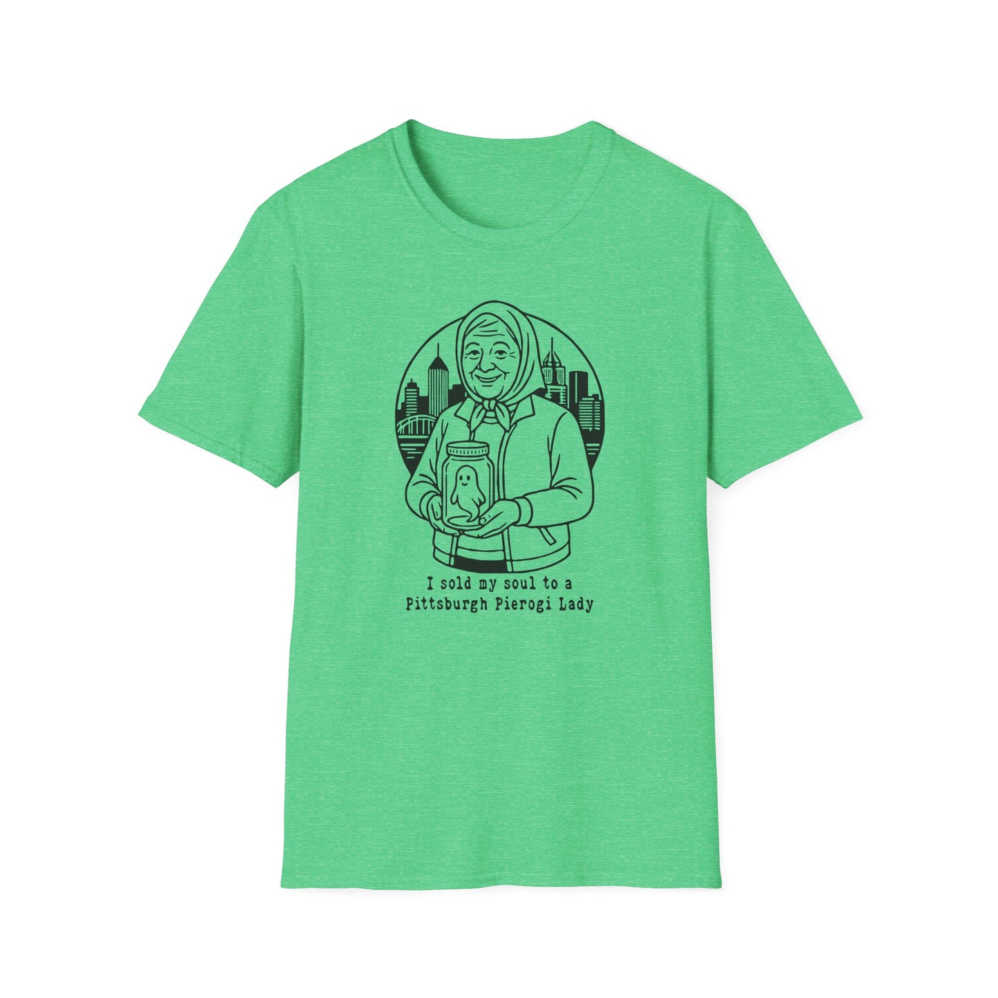 "Pittsburgh Pierogi Lady" Unisex Softstyle T-shirt