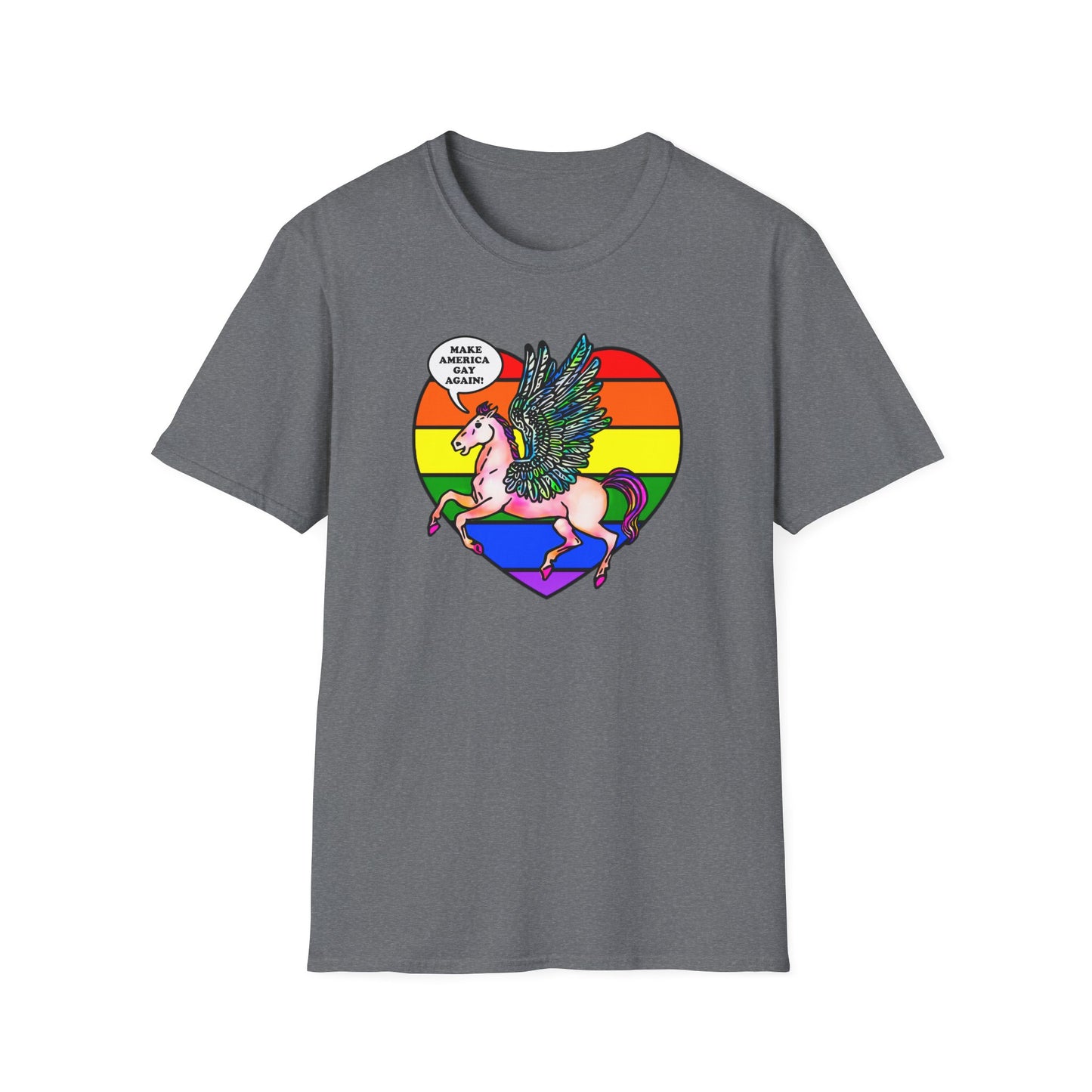 Make America Gay Again! : Unisex Softstyle T-shirt