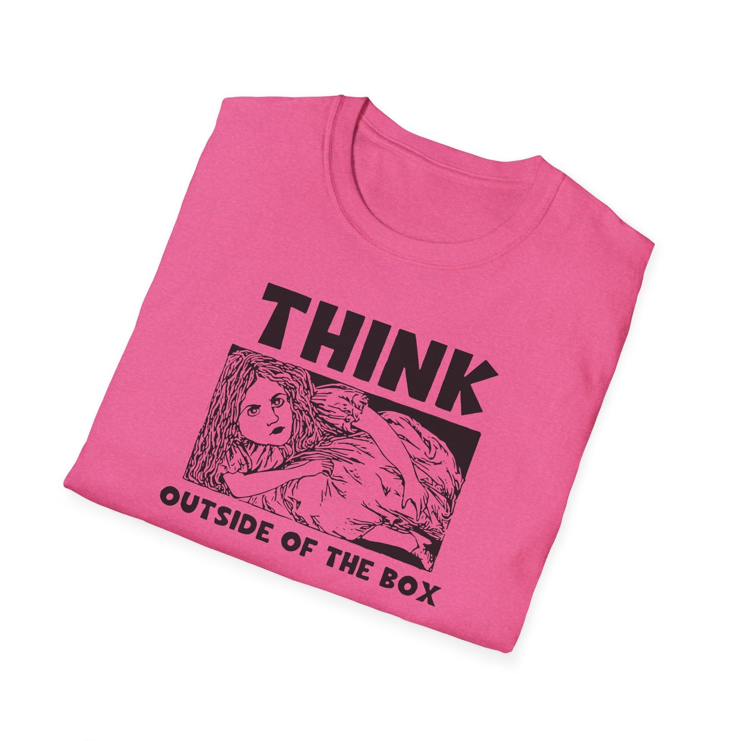 “Think Outside of the Box” Unisex Softstyle T-Shirt