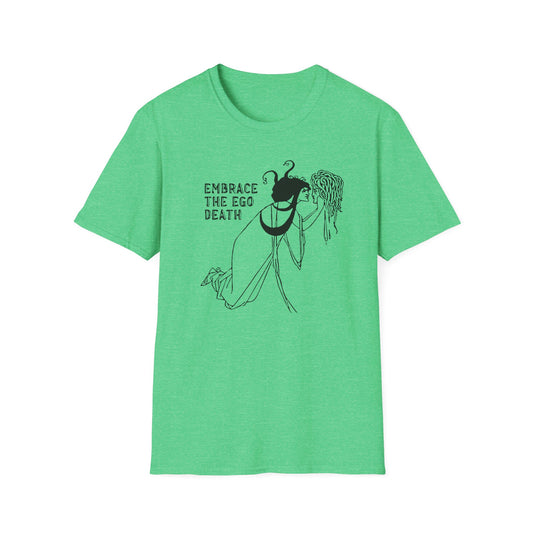 Embrace the Ego Death : Unisex Softstyle T-Shirt - Perfect for Self-Discovery and Mindfulness