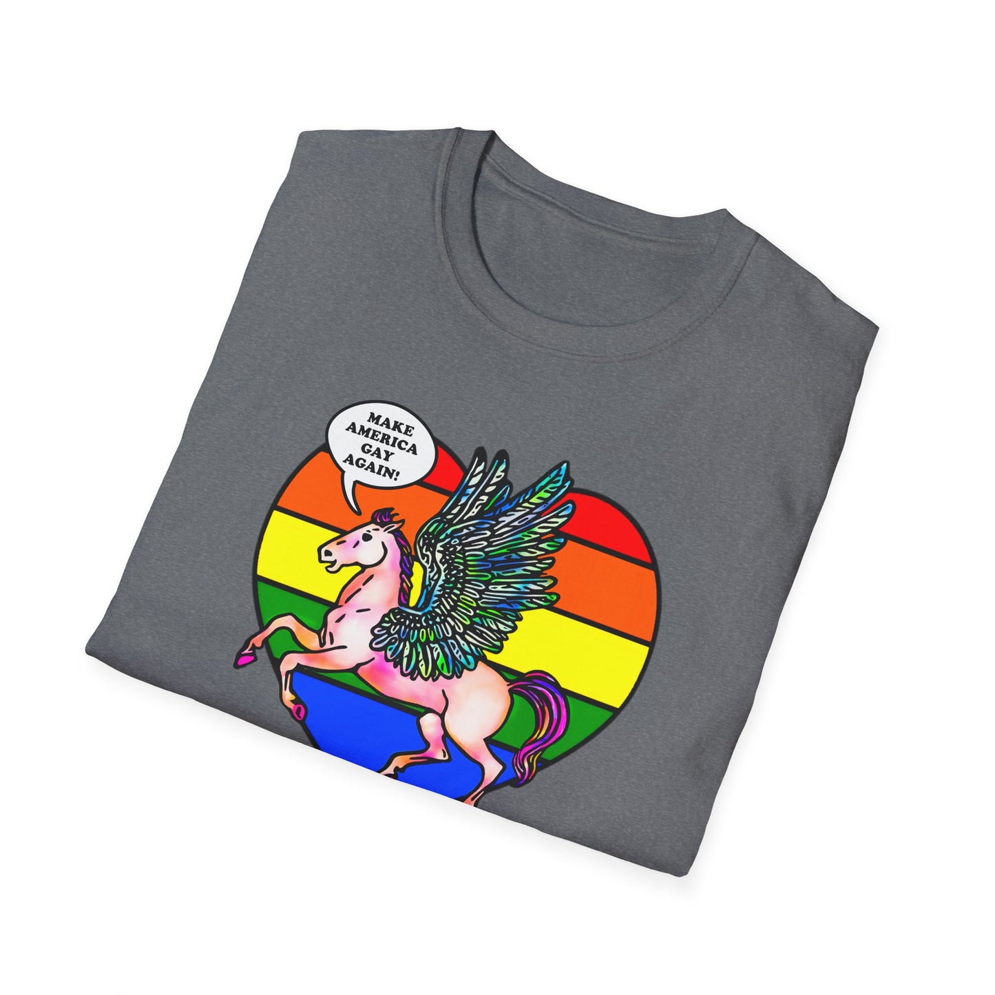 Make America Gay Again! : Unisex Softstyle T-shirt