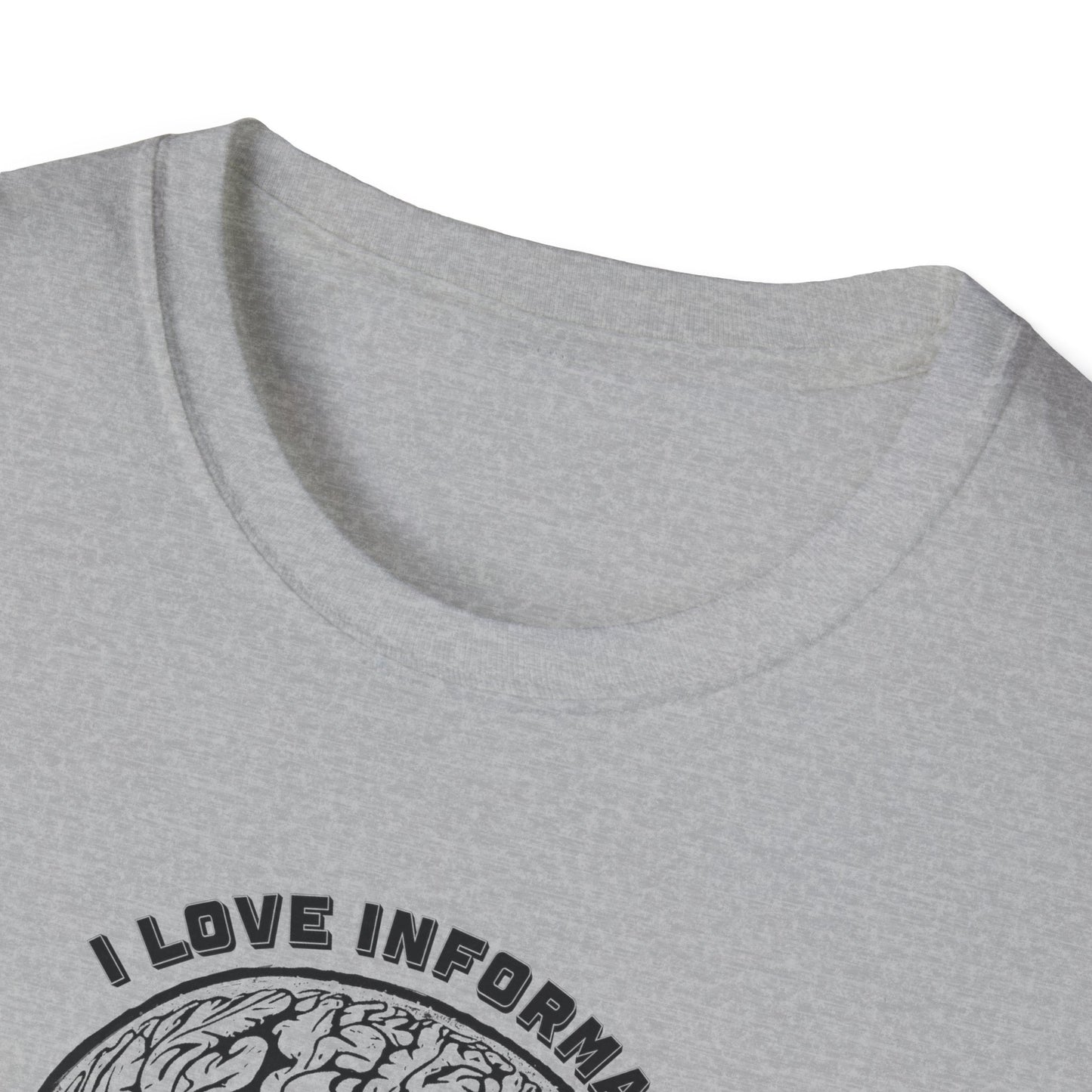 "I Love Information" Unisex Softstyle T-shirt