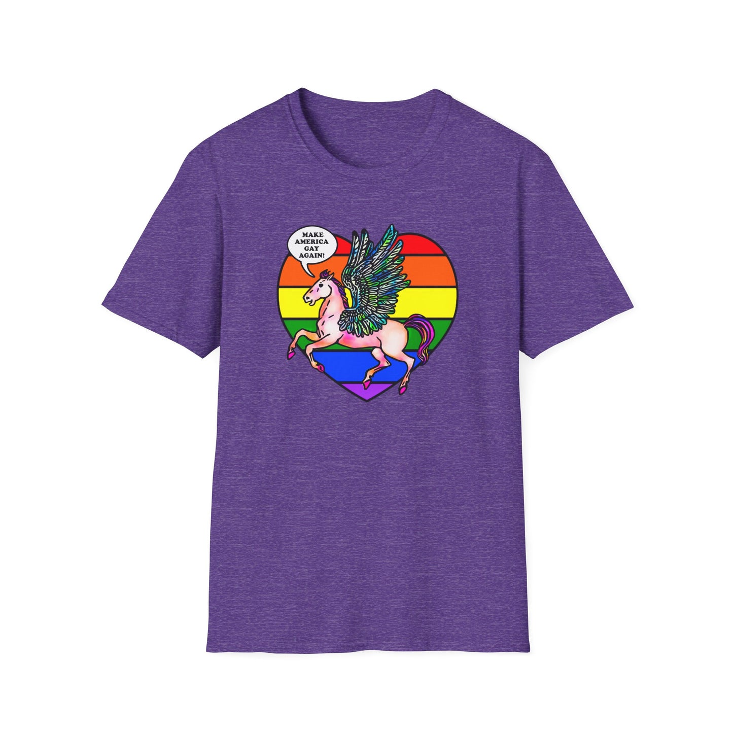 Make America Gay Again! : Unisex Softstyle T-shirt