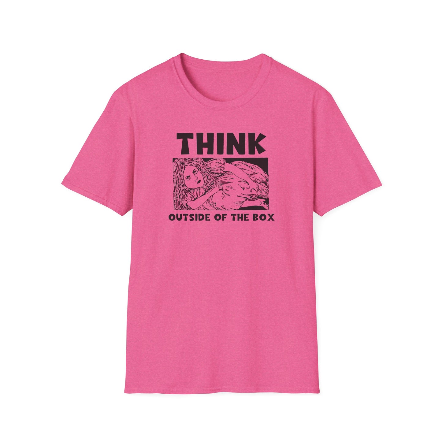 “Think Outside of the Box” Unisex Softstyle T-Shirt