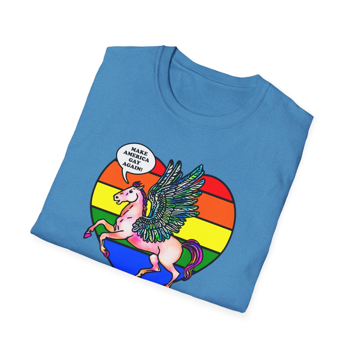 Make America Gay Again! : Unisex Softstyle T-shirt