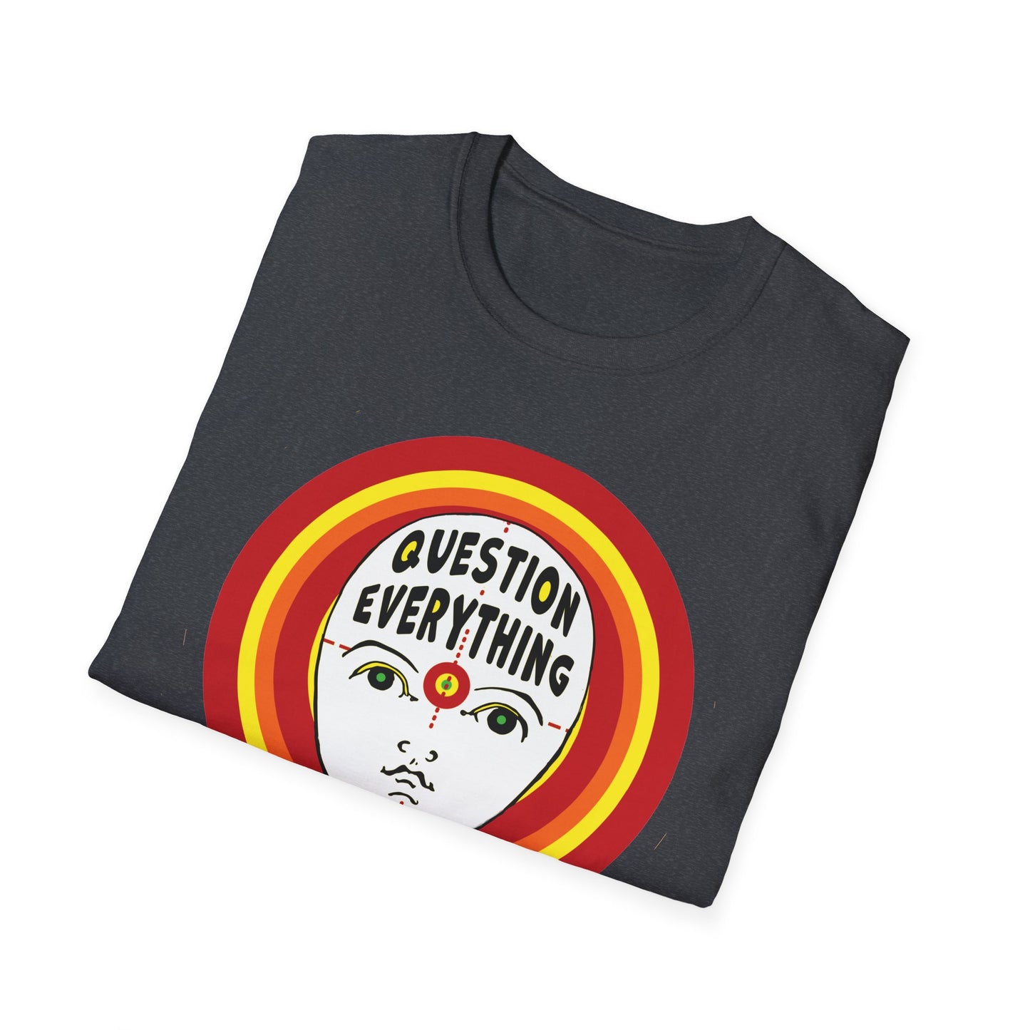 Question Everything : Unisex Softstyle T-Shirt