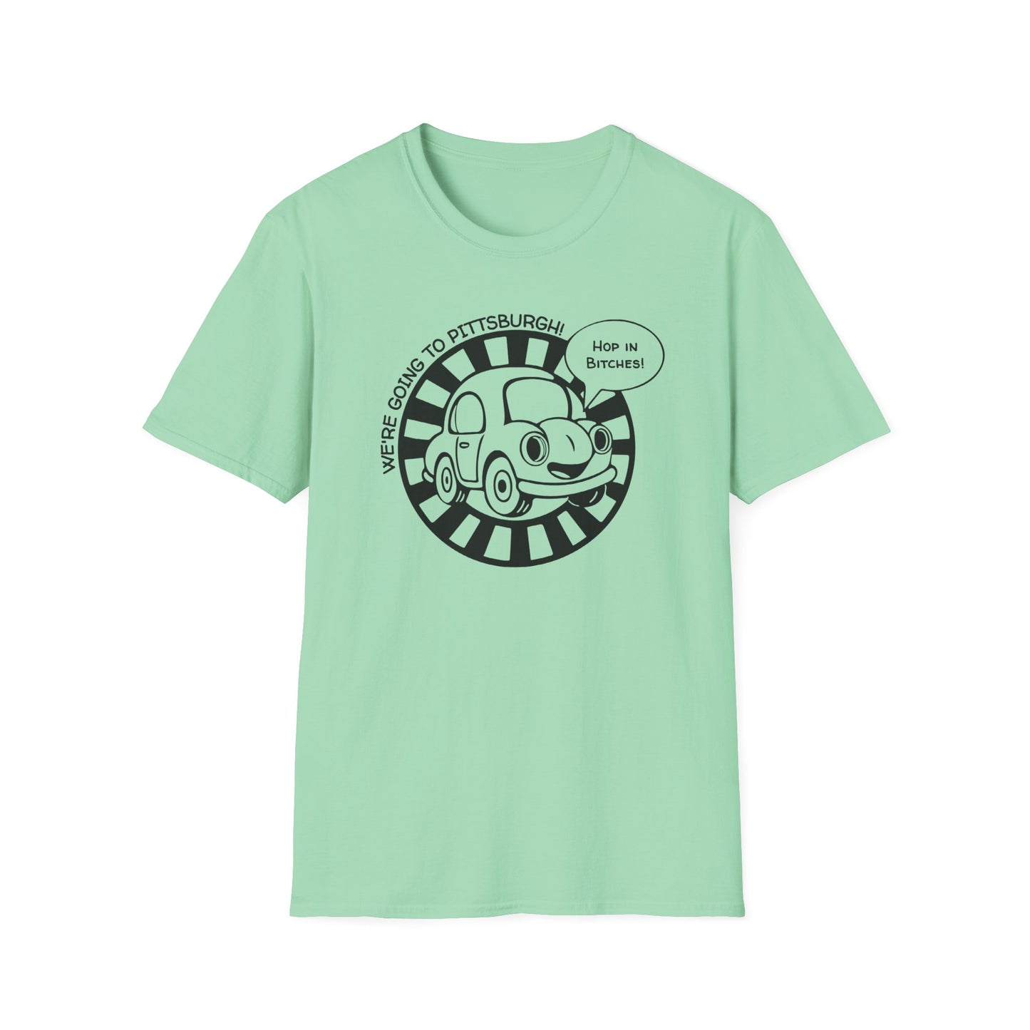 Pittsburgh Roadtrip Adventure Unisex SoftStyle T-shirt