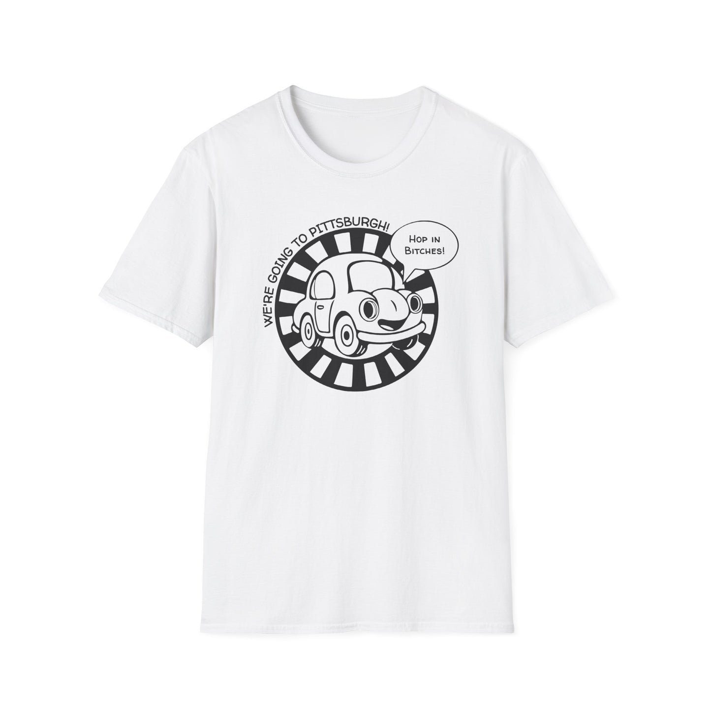Pittsburgh Roadtrip Adventure Unisex SoftStyle T-shirt