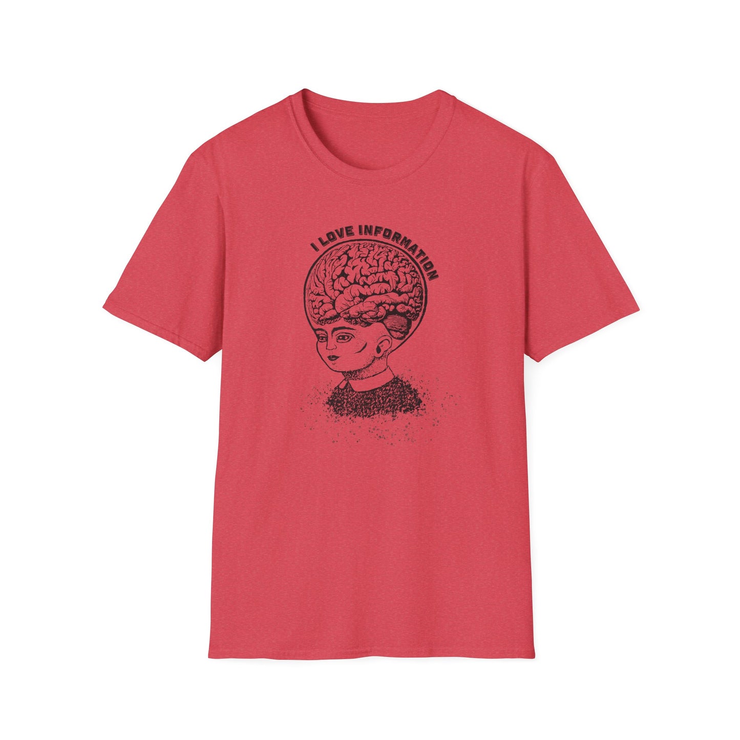"I Love Information" Unisex Softstyle T-shirt