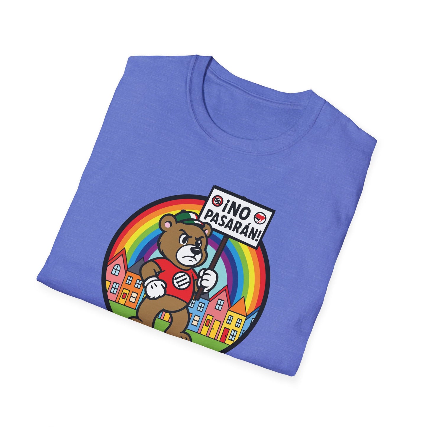 Anti-Fascist Community Pride : Unisex Softstyle T-Shirt