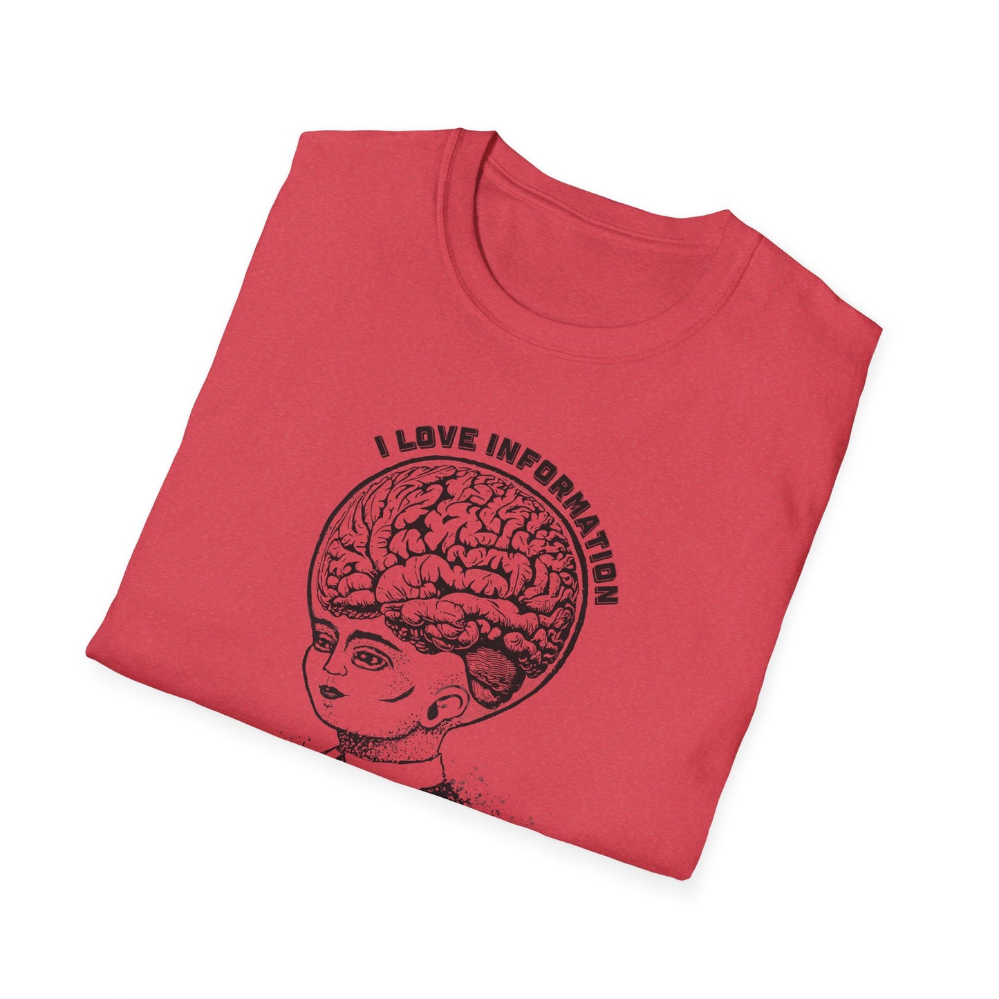 "I Love Information" Unisex Softstyle T-shirt