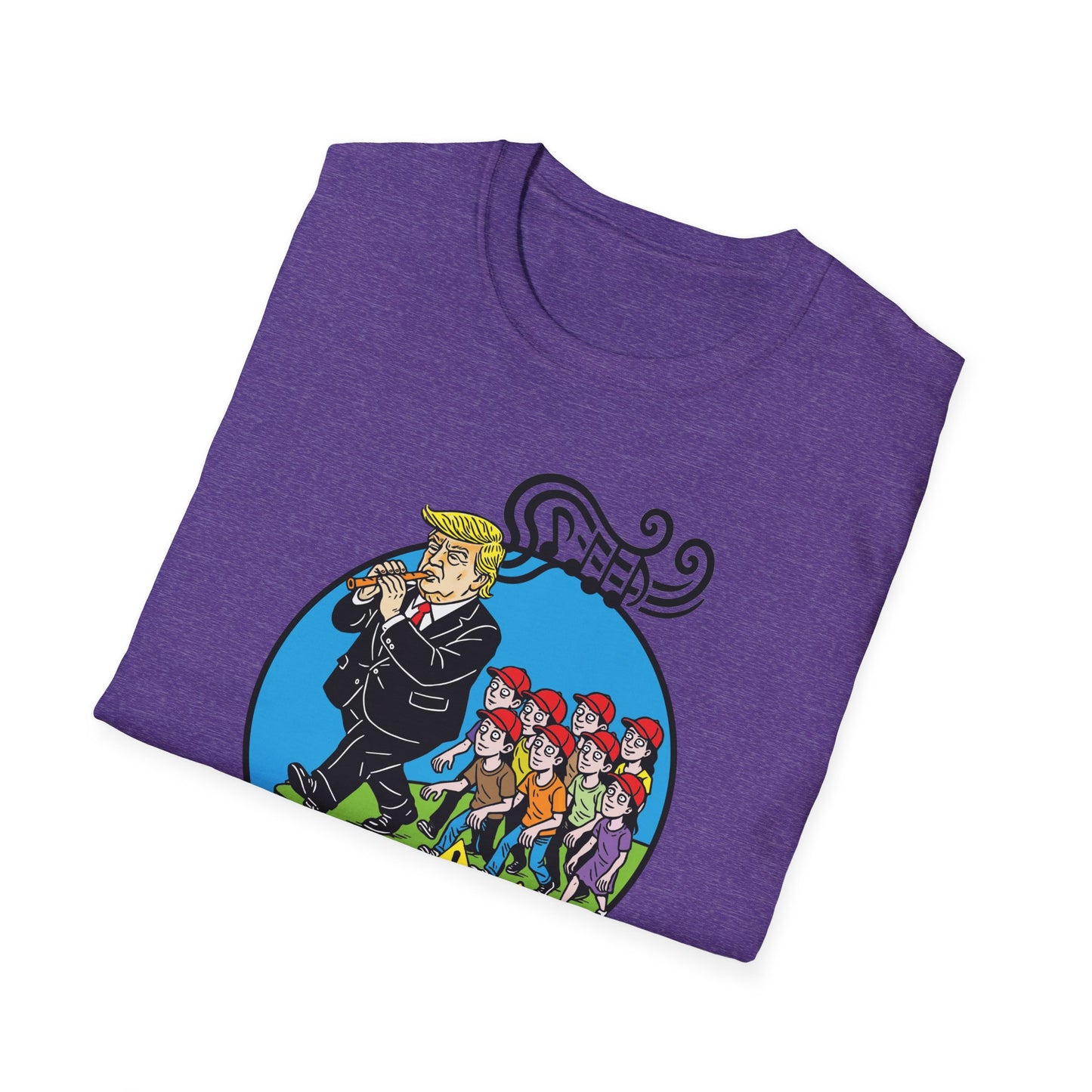 "Pied Piper Political Satire" Unisex Softstyle T-shirt
