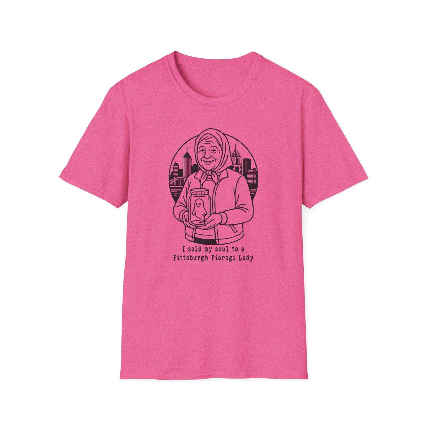 "Pittsburgh Pierogi Lady" Unisex Softstyle T-shirt