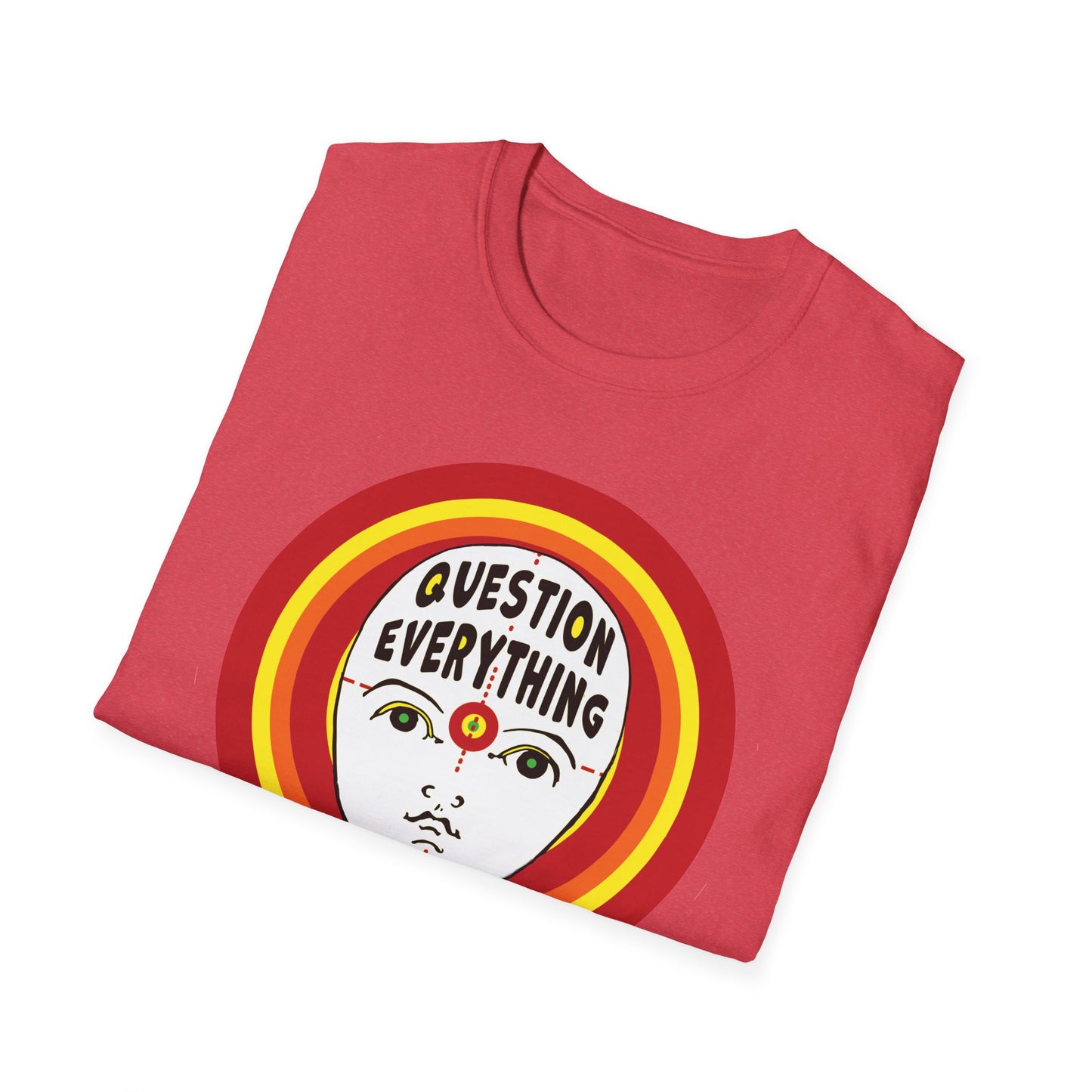 Question Everything : Unisex Softstyle T-Shirt