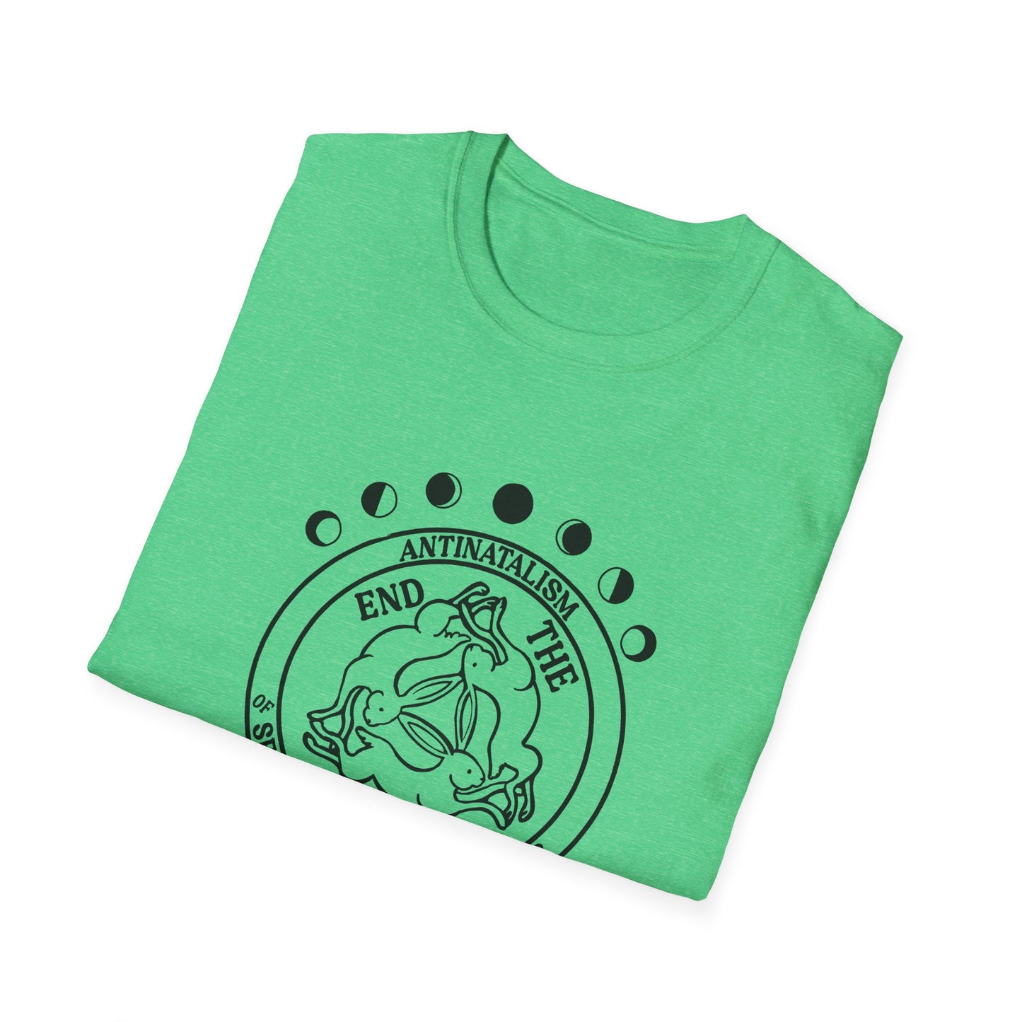 Rabbits and Ouroboros : Unisex Softstyle T-Shirt