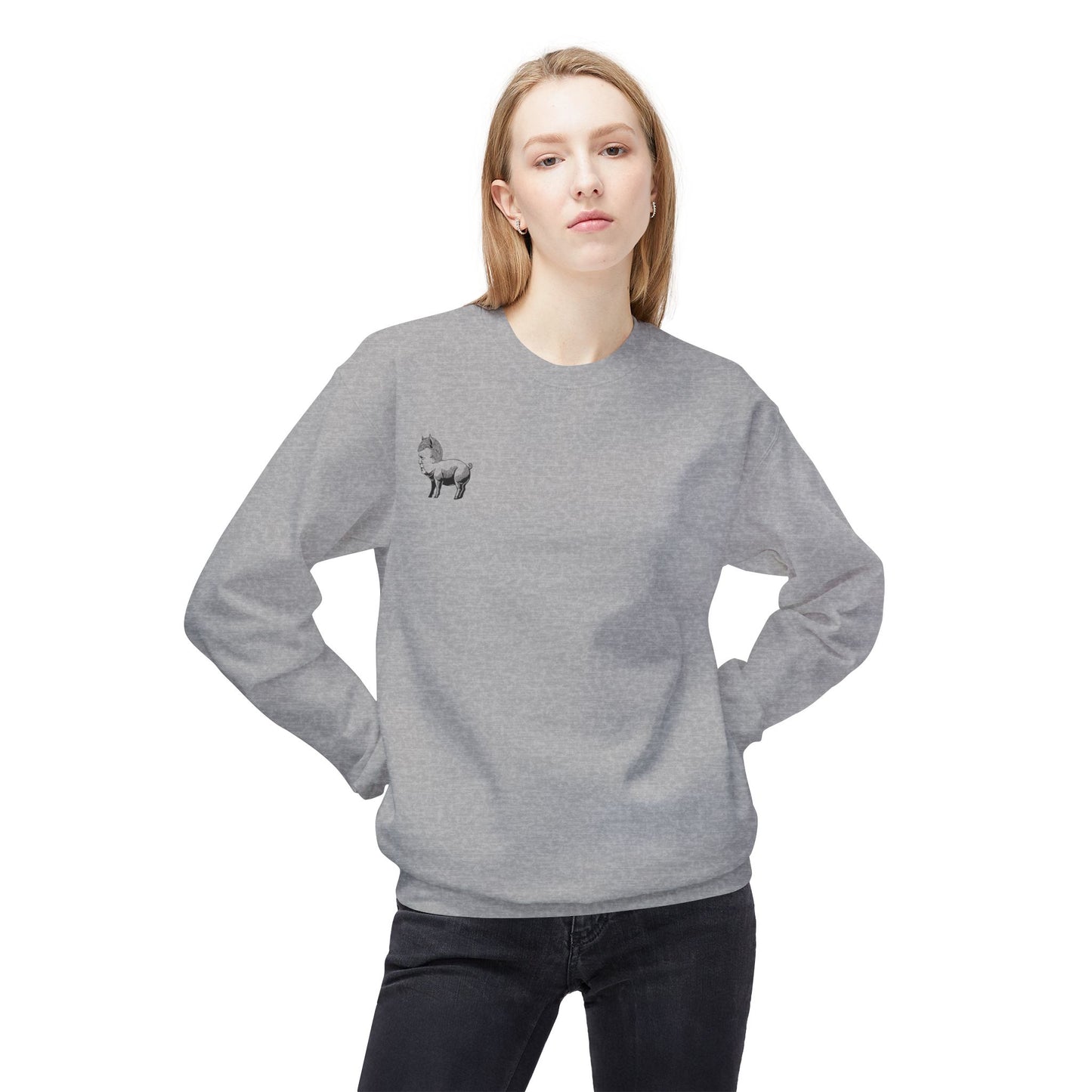 Animal Farm Orwellian Nightmare – Political Satire : Unisex  Sweatshirt with Double-Sided Design
