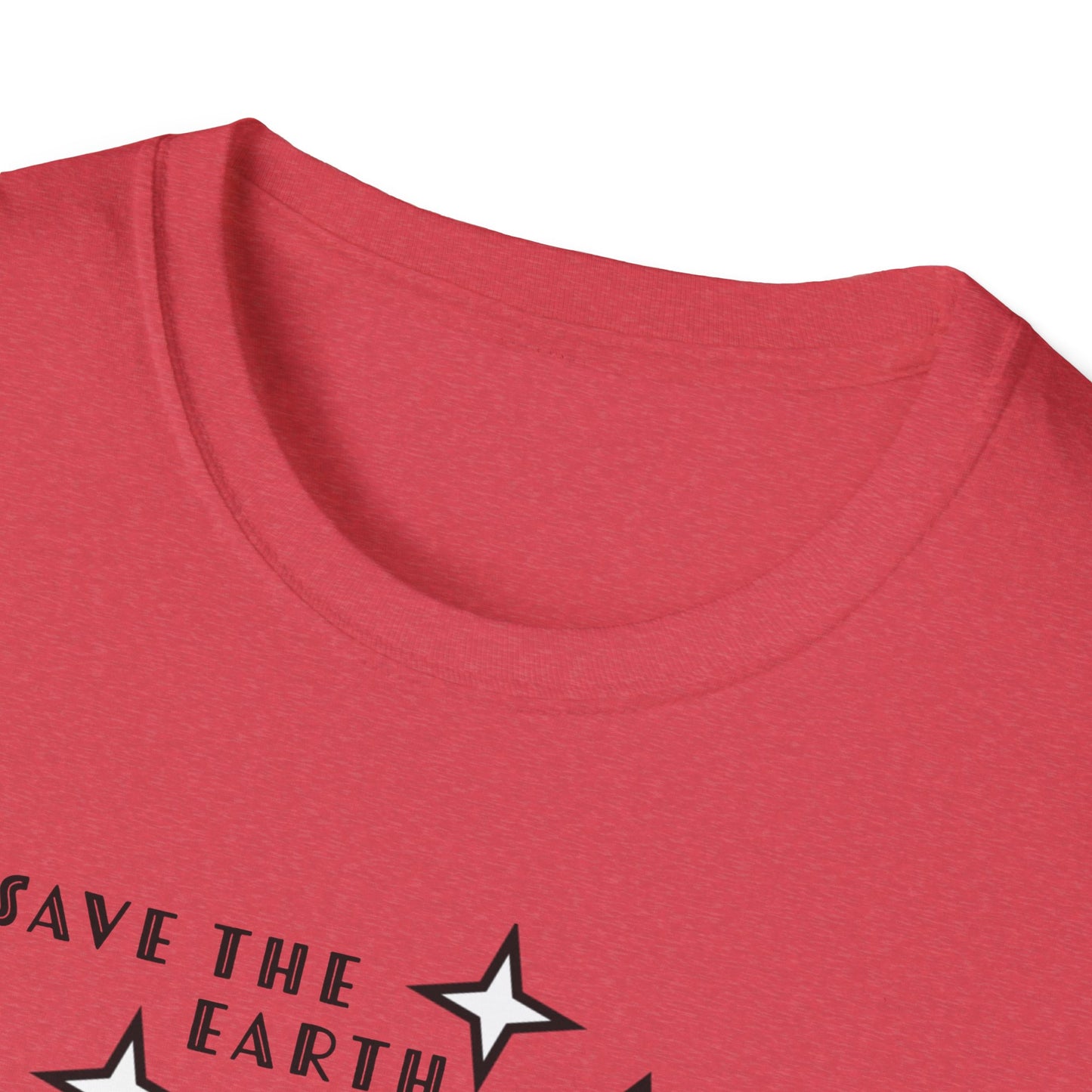 "Save the Earth" Anti-natalist Unisex Softstyle T-shirt