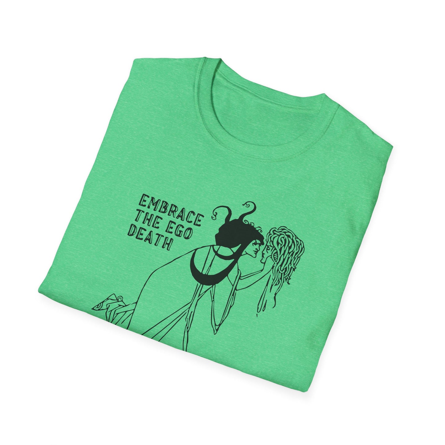 Embrace the Ego Death Unisex Softstyle T-Shirt - Perfect for Self-Discovery and Mindfulness