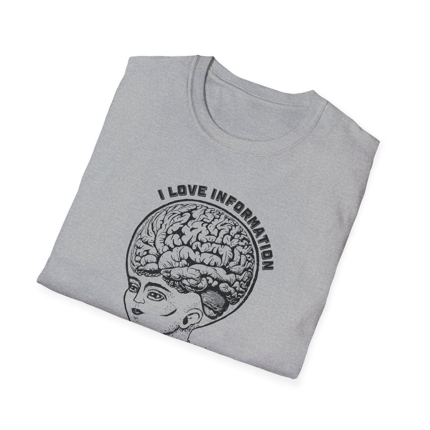 "I Love Information" Unisex Softstyle T-shirt