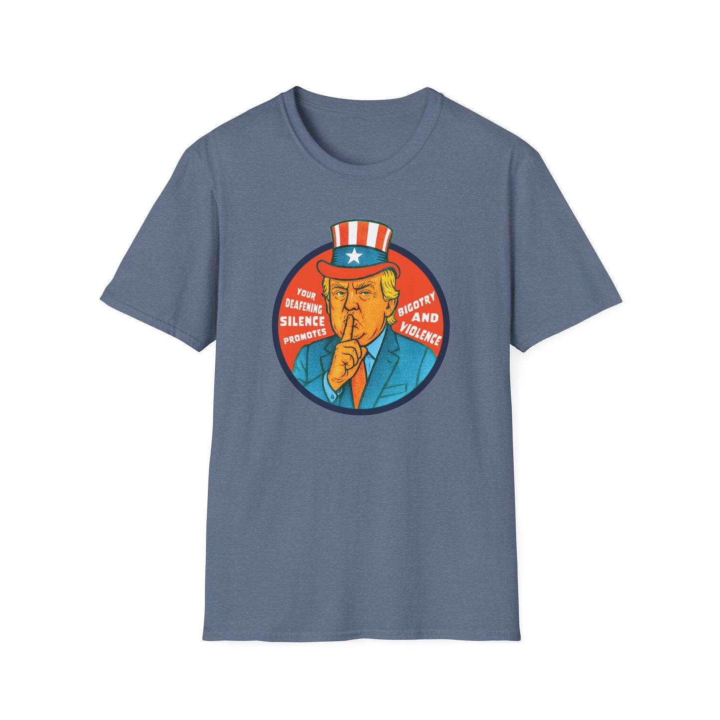 Silence Promotes Violence : Unisex Softstyle T-shirt