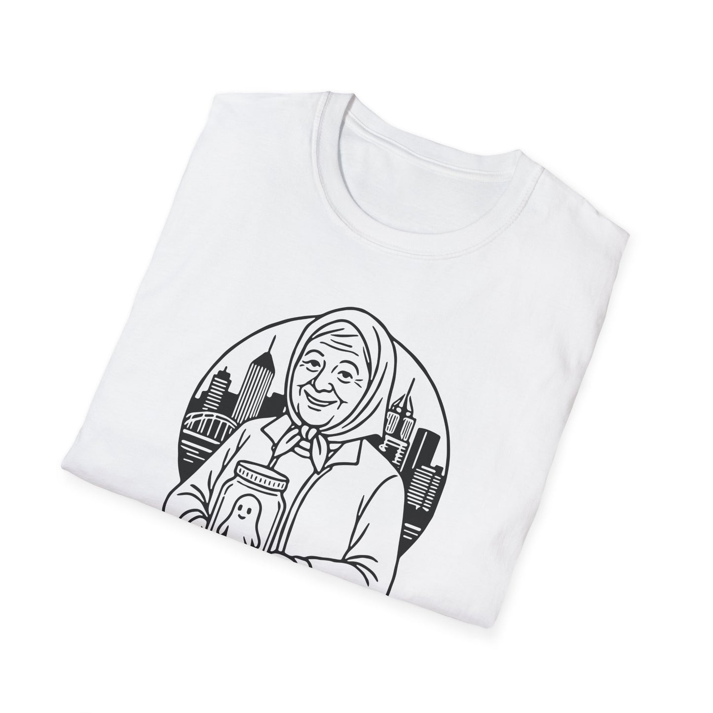 Pittsburgh Pierogi Lady : Unisex Softstyle T-shirt