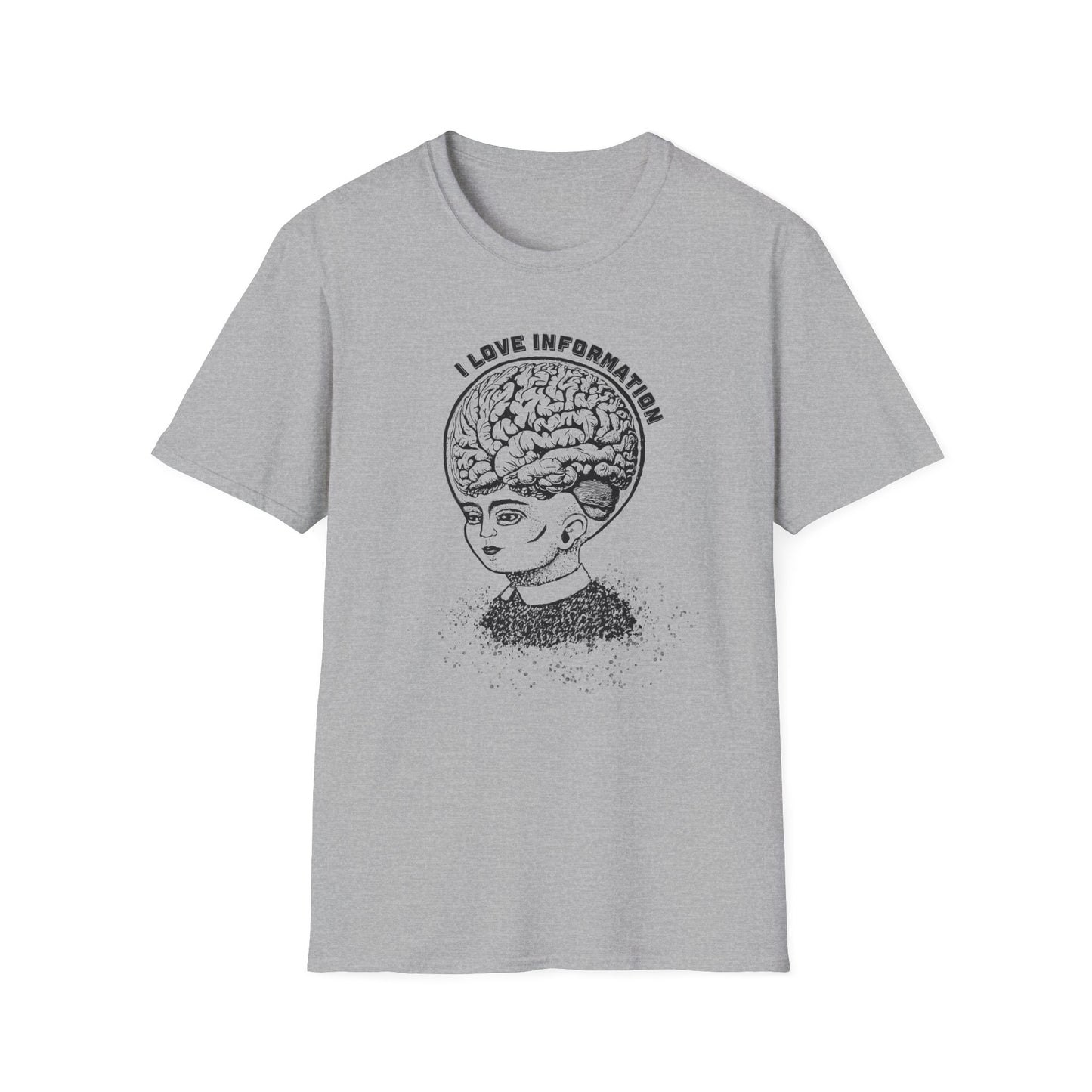 "I Love Information" Unisex Softstyle T-shirt