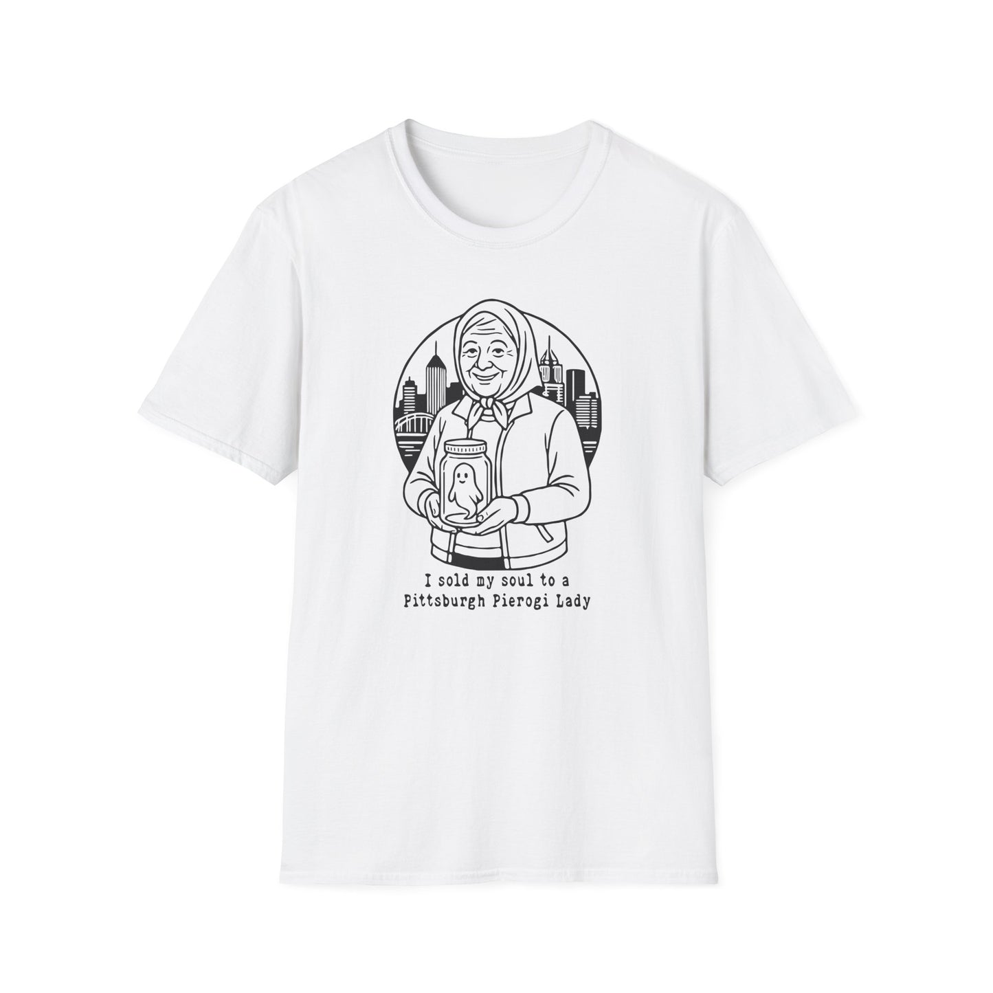 "Pittsburgh Pierogi Lady" Unisex Softstyle T-shirt