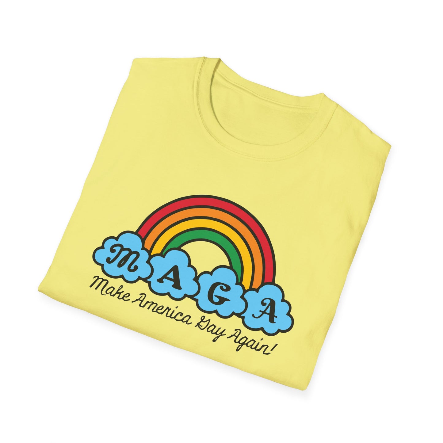 "Make America Gay Again!" Unisex Softstyle T-shirt