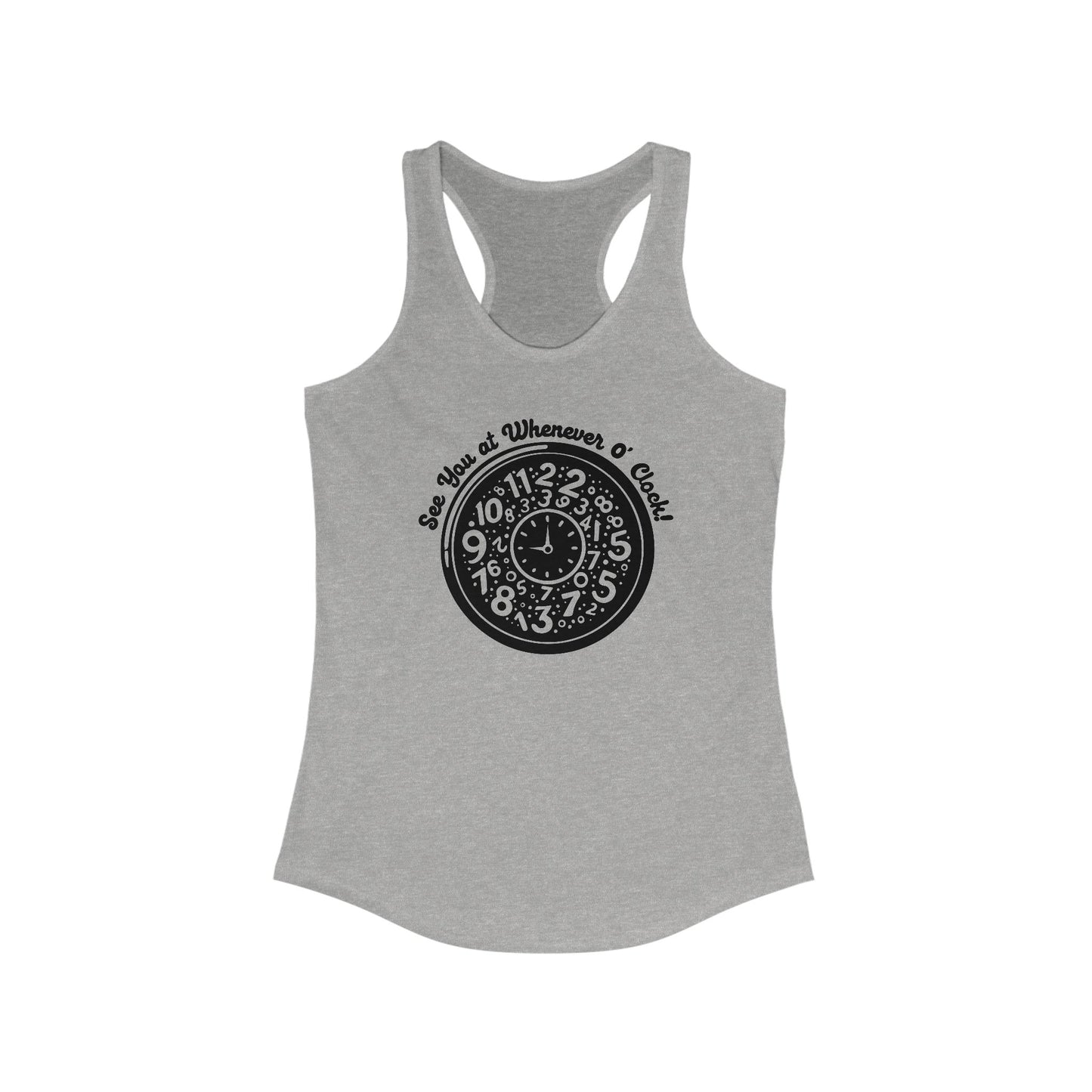 Whenever O'Clock : Womens Racerback Tank Top