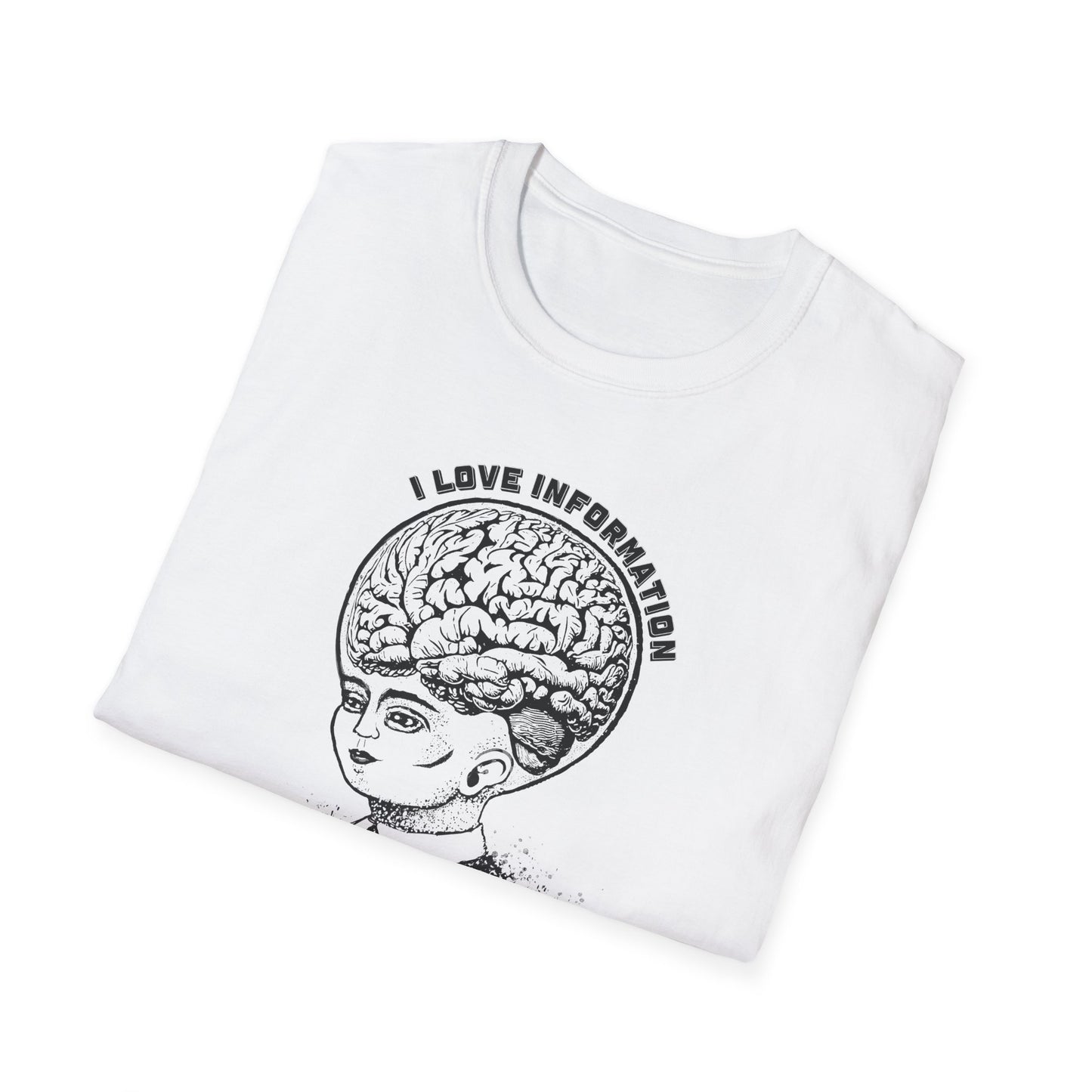 "I Love Information" Unisex Softstyle T-shirt
