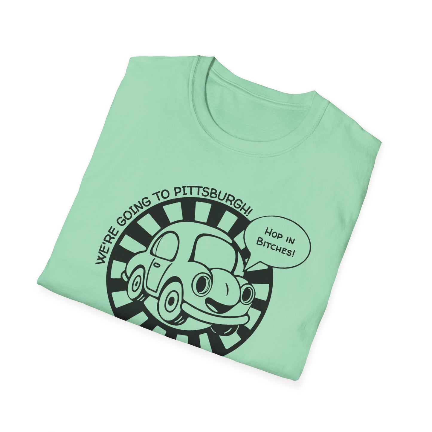 Pittsburgh Roadtrip Adventure Unisex SoftStyle T-shirt