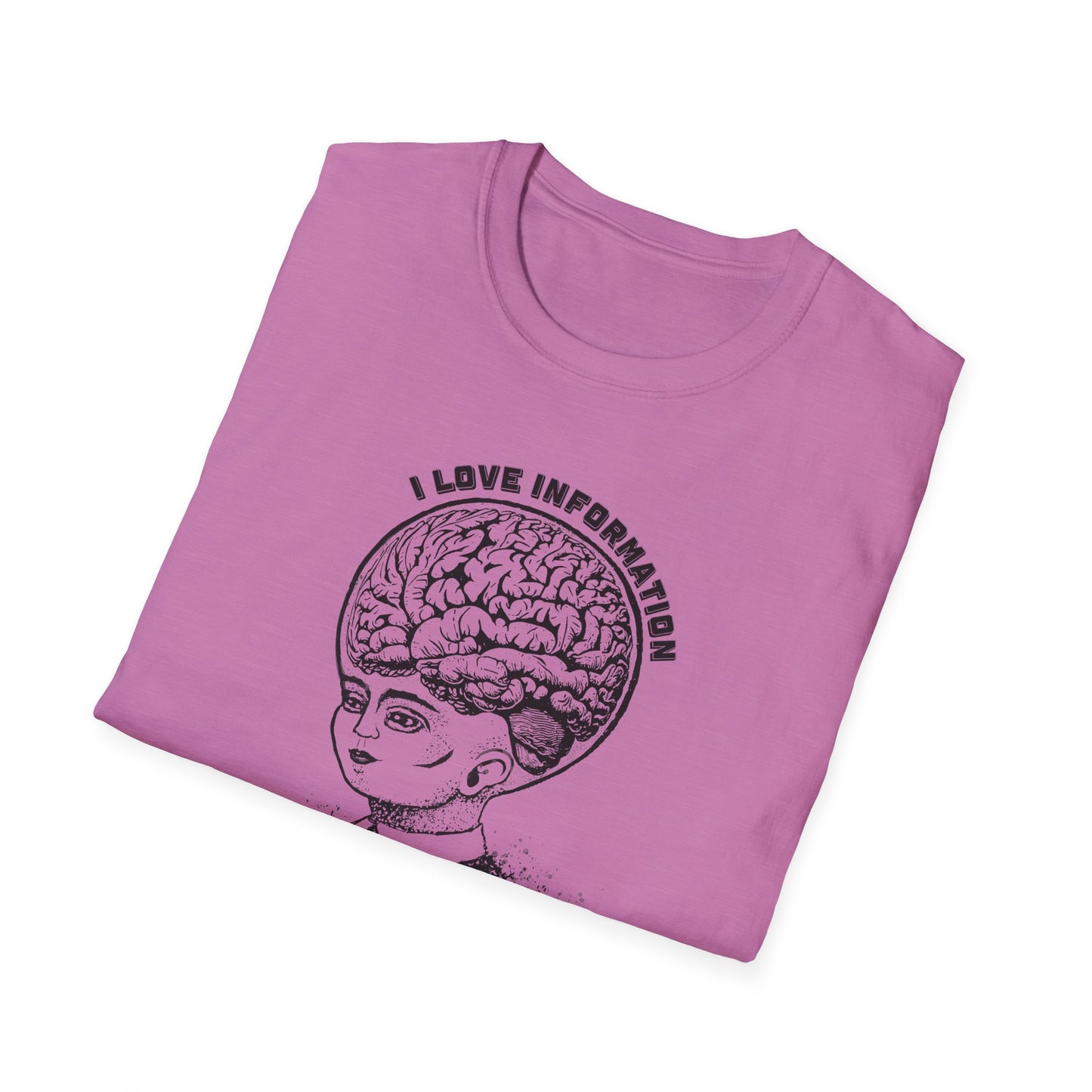 "I Love Information" Unisex Softstyle T-shirt